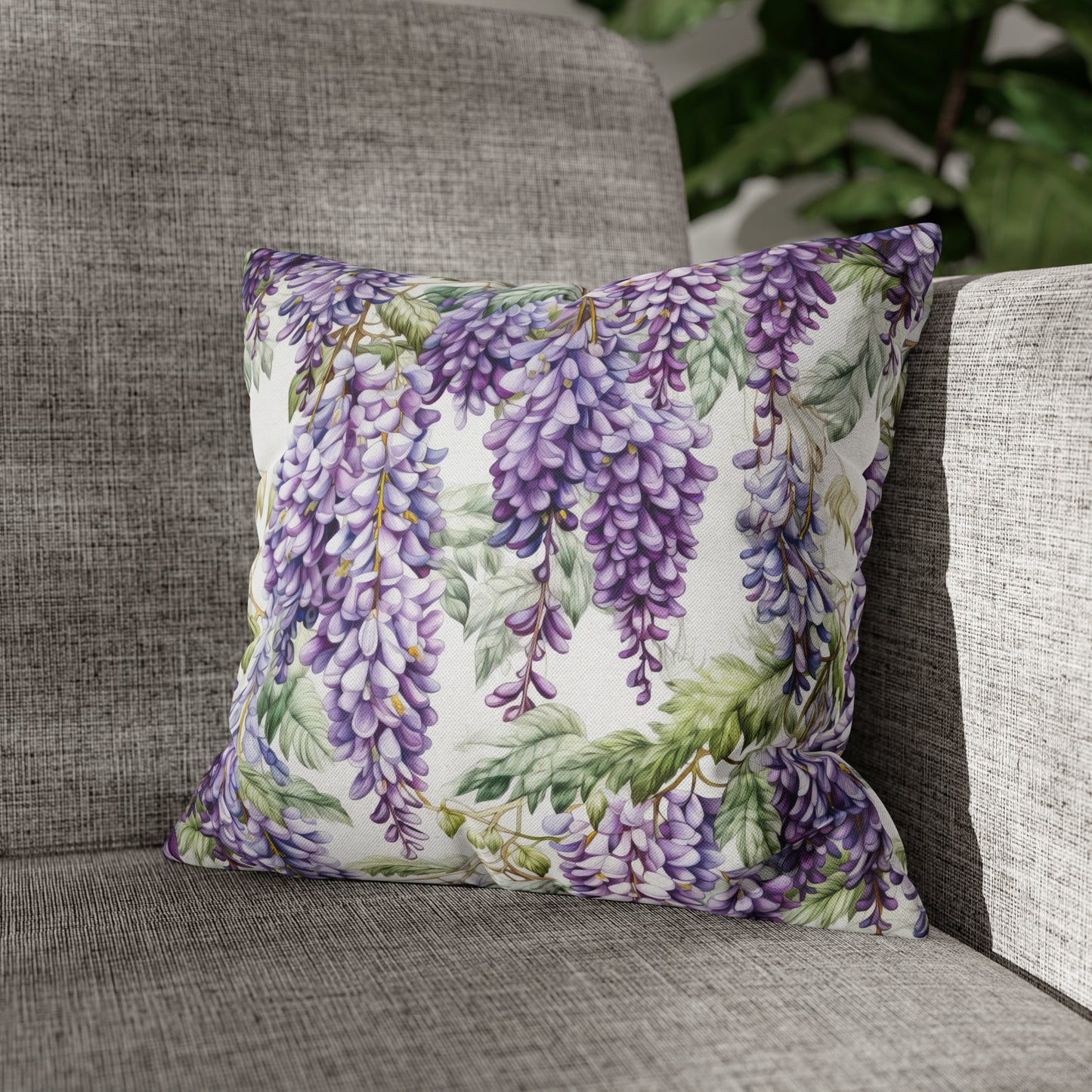 Wisteria Square Pillow Case
