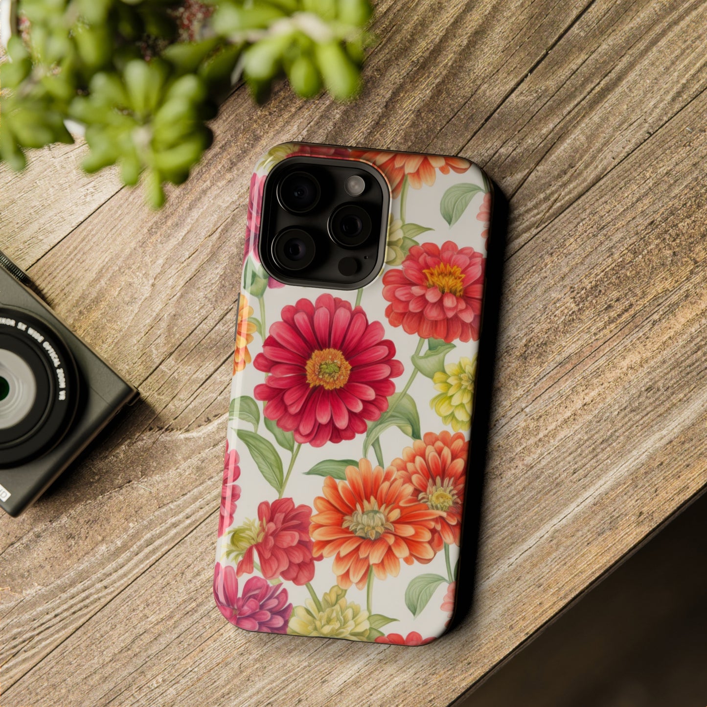 Zinnias MagSafe Tough iPhone Case