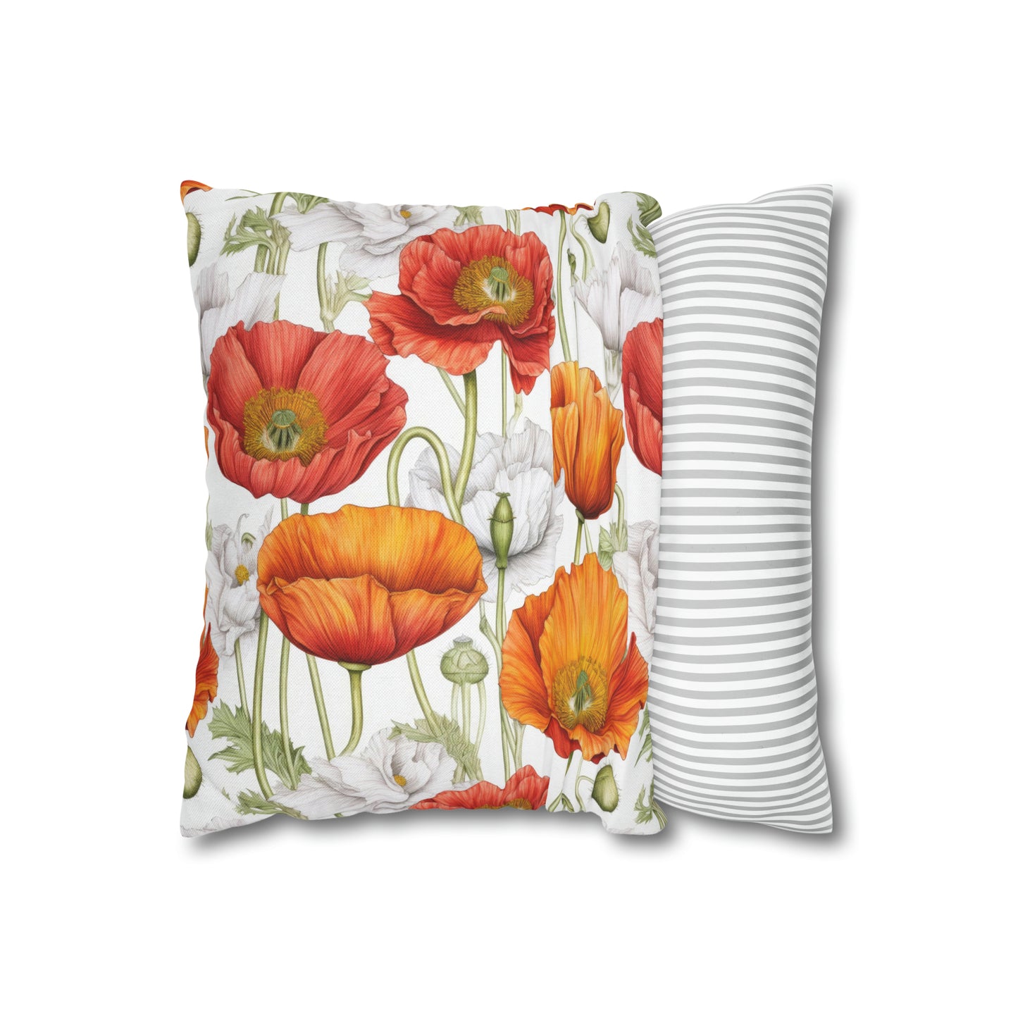 Poppies Square Pillow Case