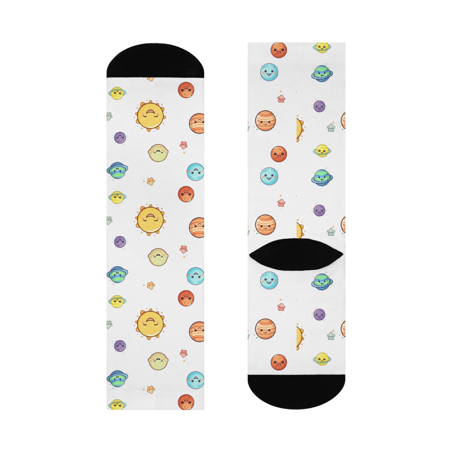Young Solar System Cushioned Crew Socks