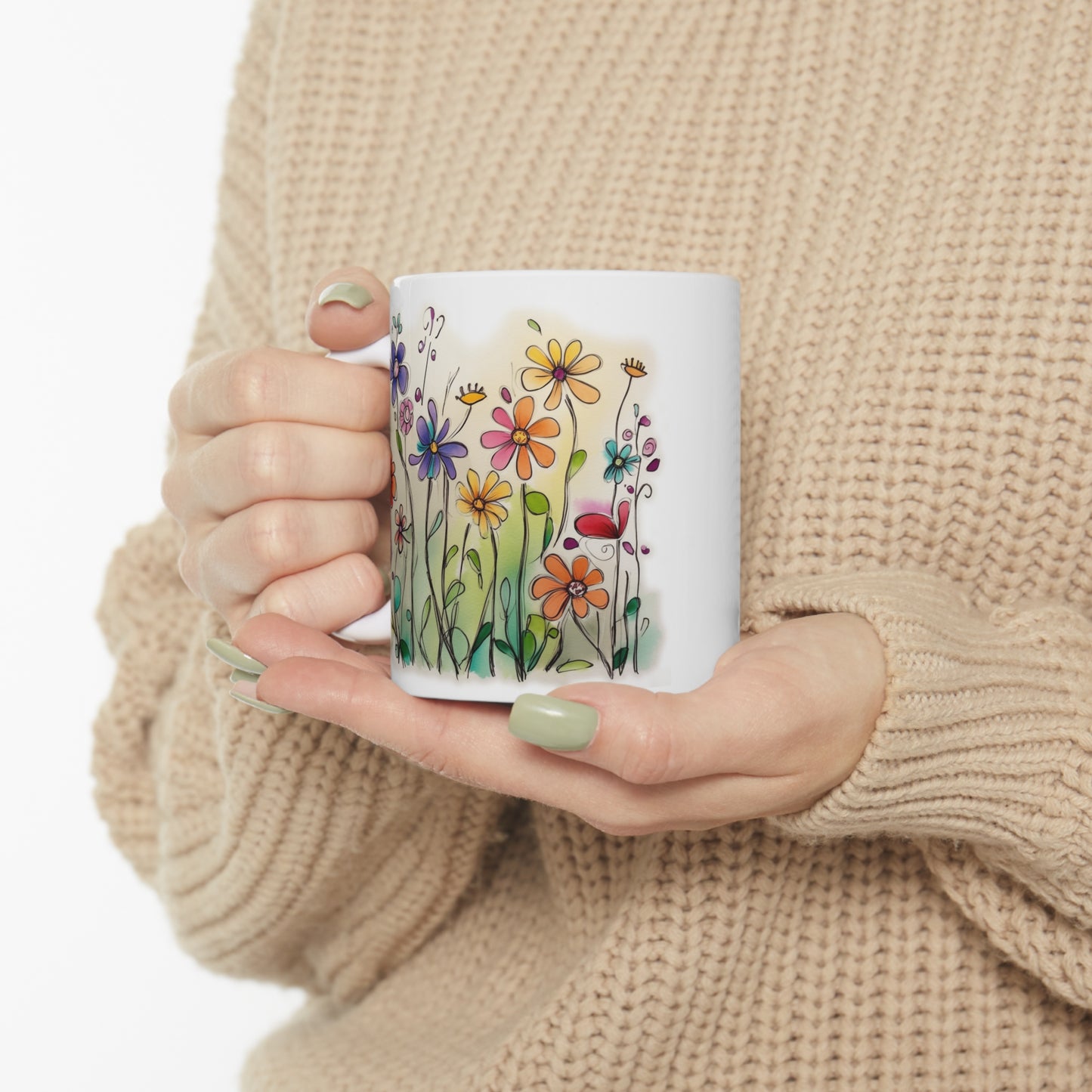 Whimsical Wildflowers 11oz Mug