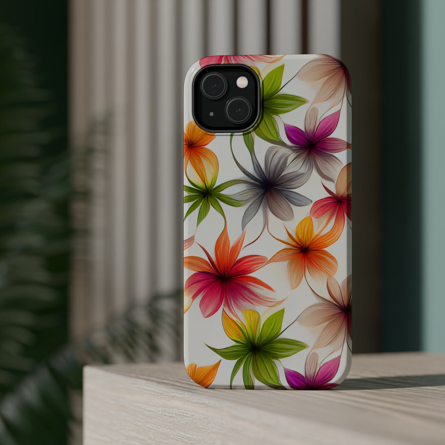 Floral Burst MagSafe Tough iPhone Case
