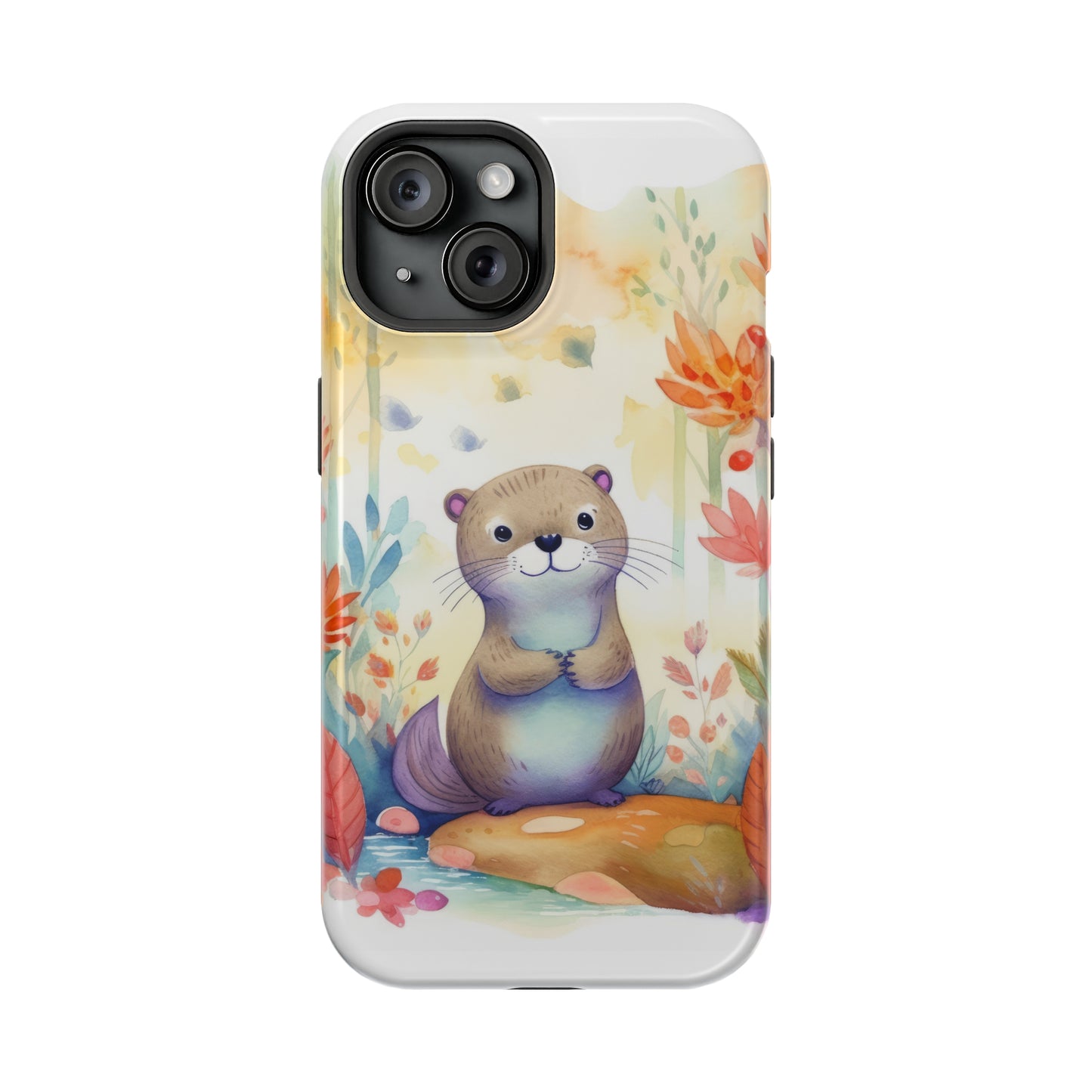 Cute Otter MagSafe Tough iPhone Case