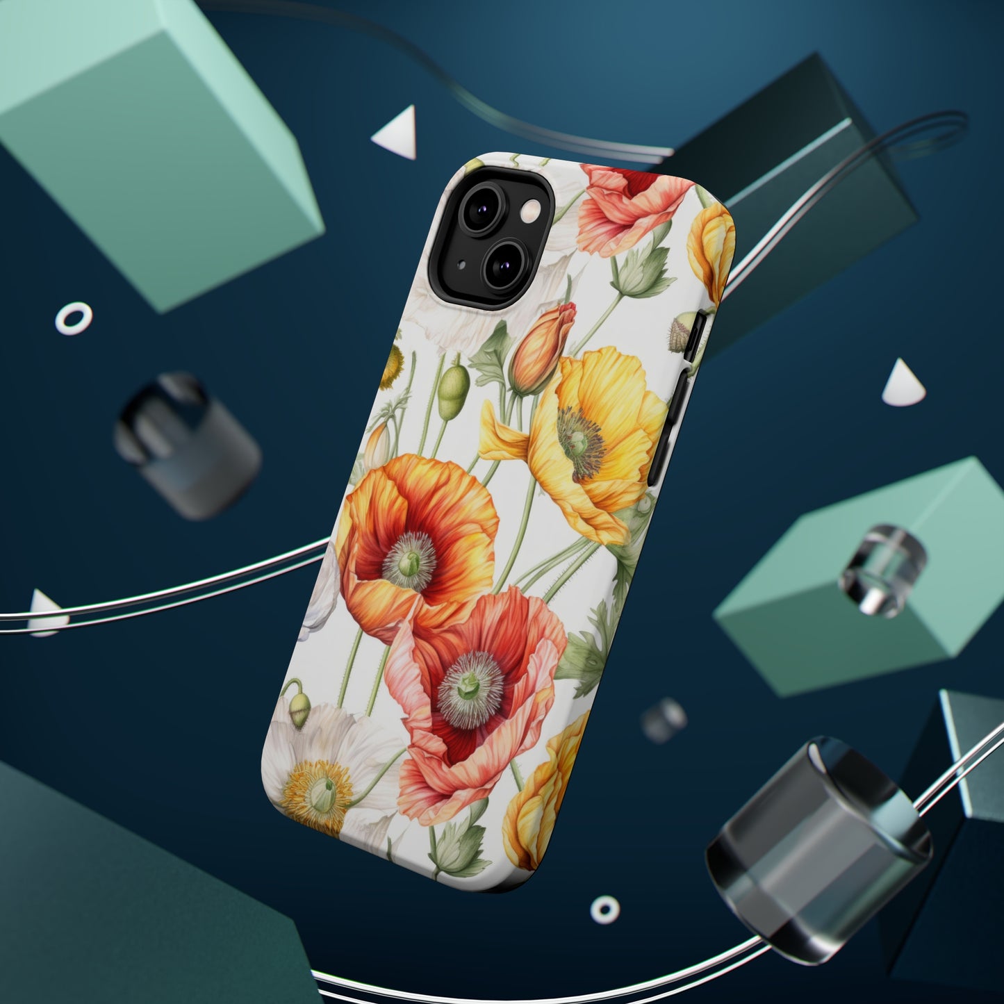 Iceland Poppies MagSafe Tough iPhone Case