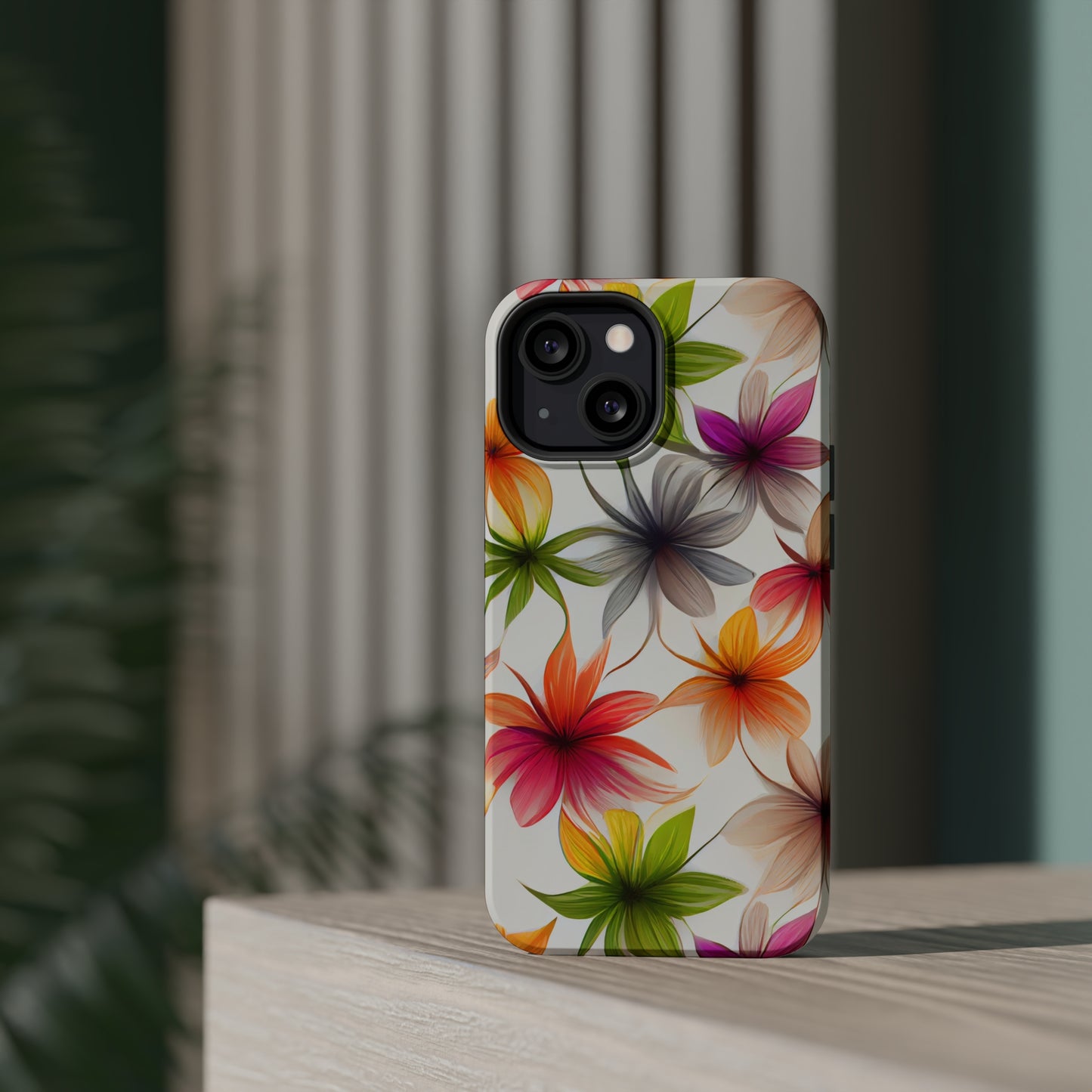 Floral Burst MagSafe Tough iPhone Case