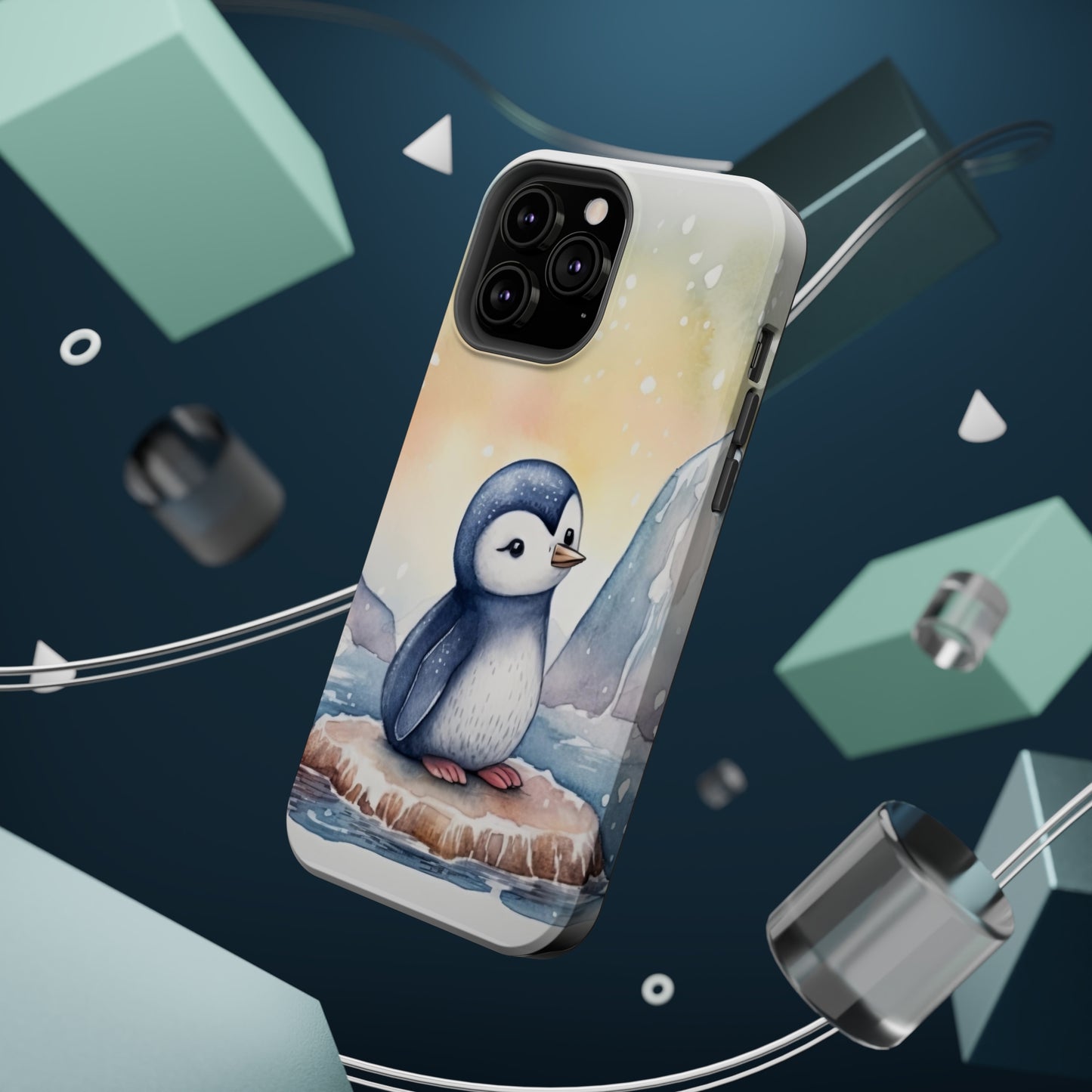 Cute Penguin MagSafe Tough iPhone Case