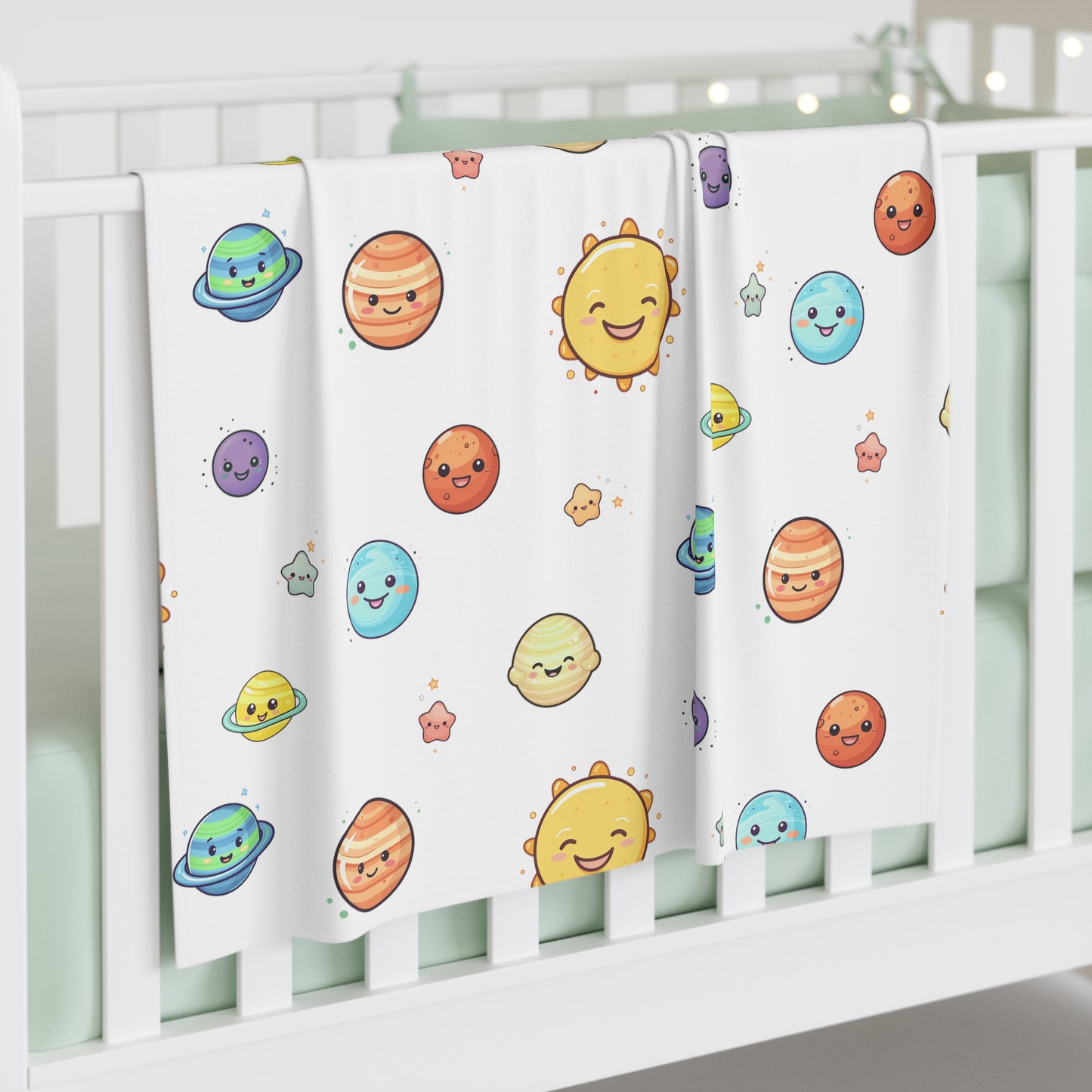 Solar System Baby Swaddle Blanket