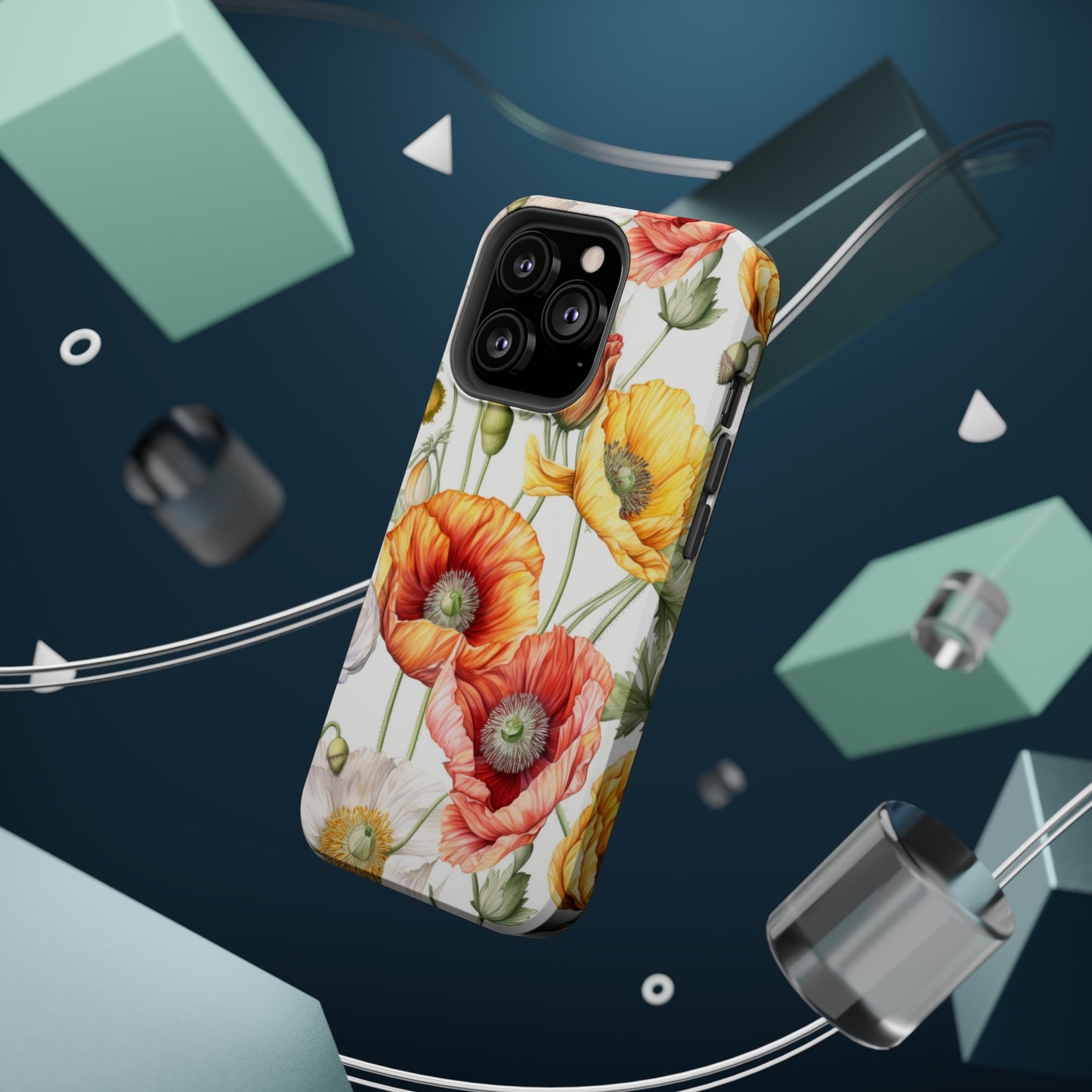 Iceland Poppies MagSafe Tough iPhone Case