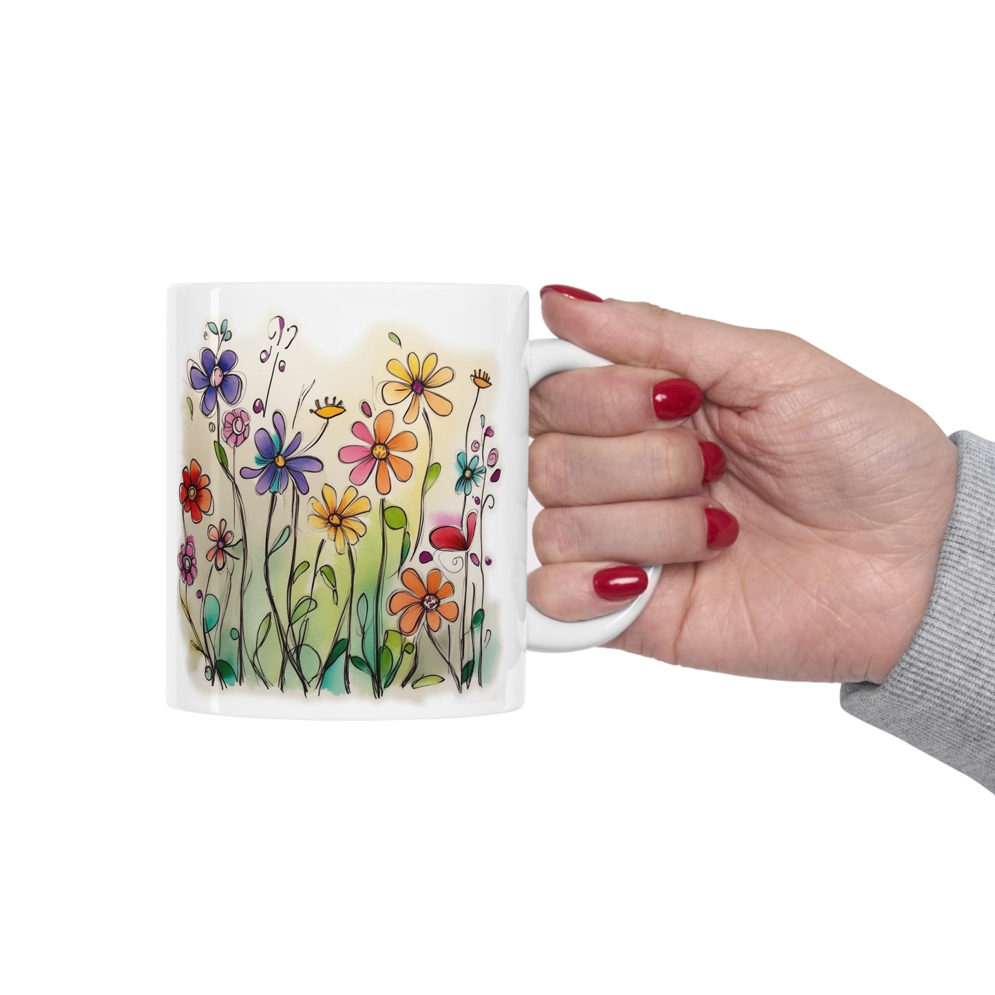 Whimsical Wildflowers 11oz Mug