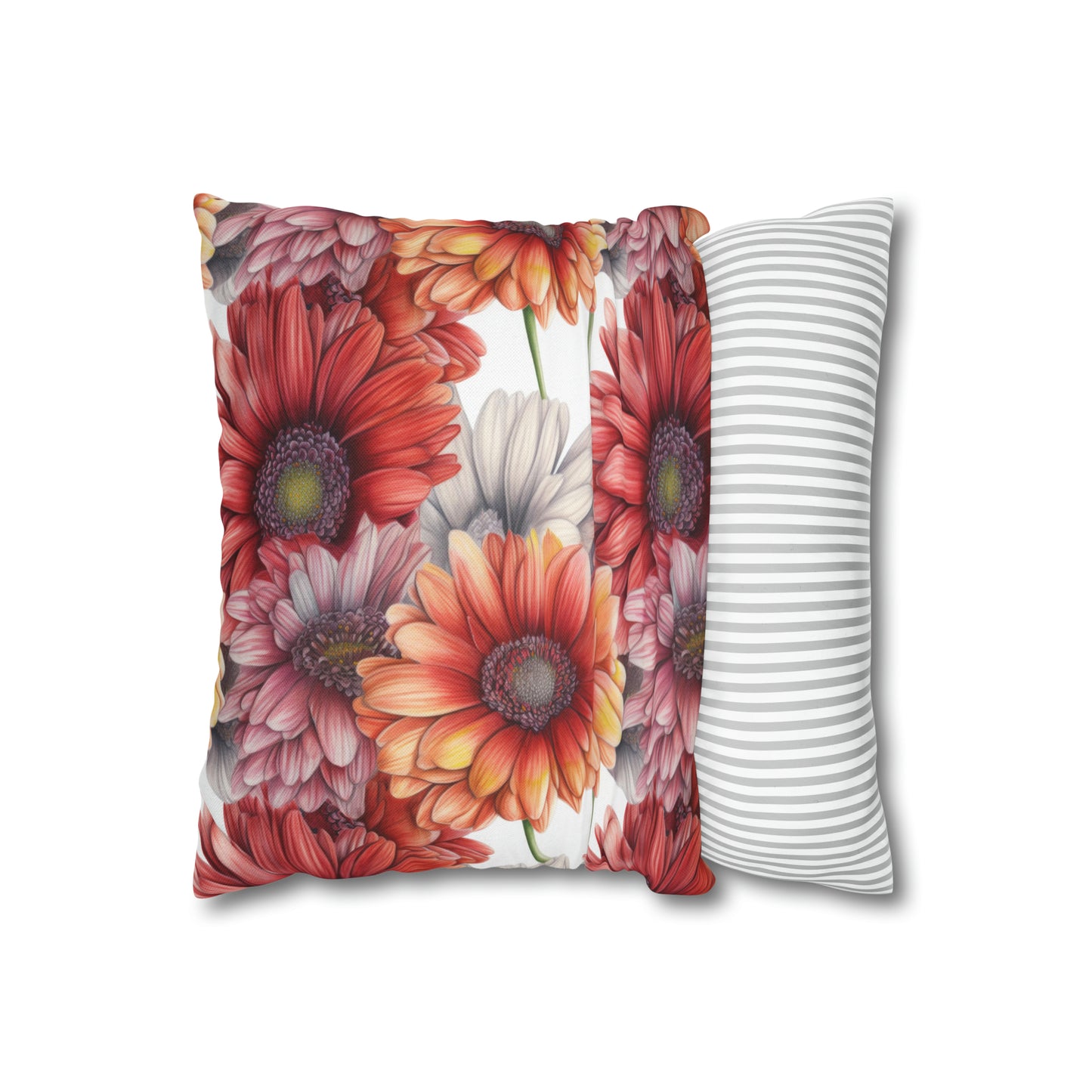 Daisies Square Pillow Case