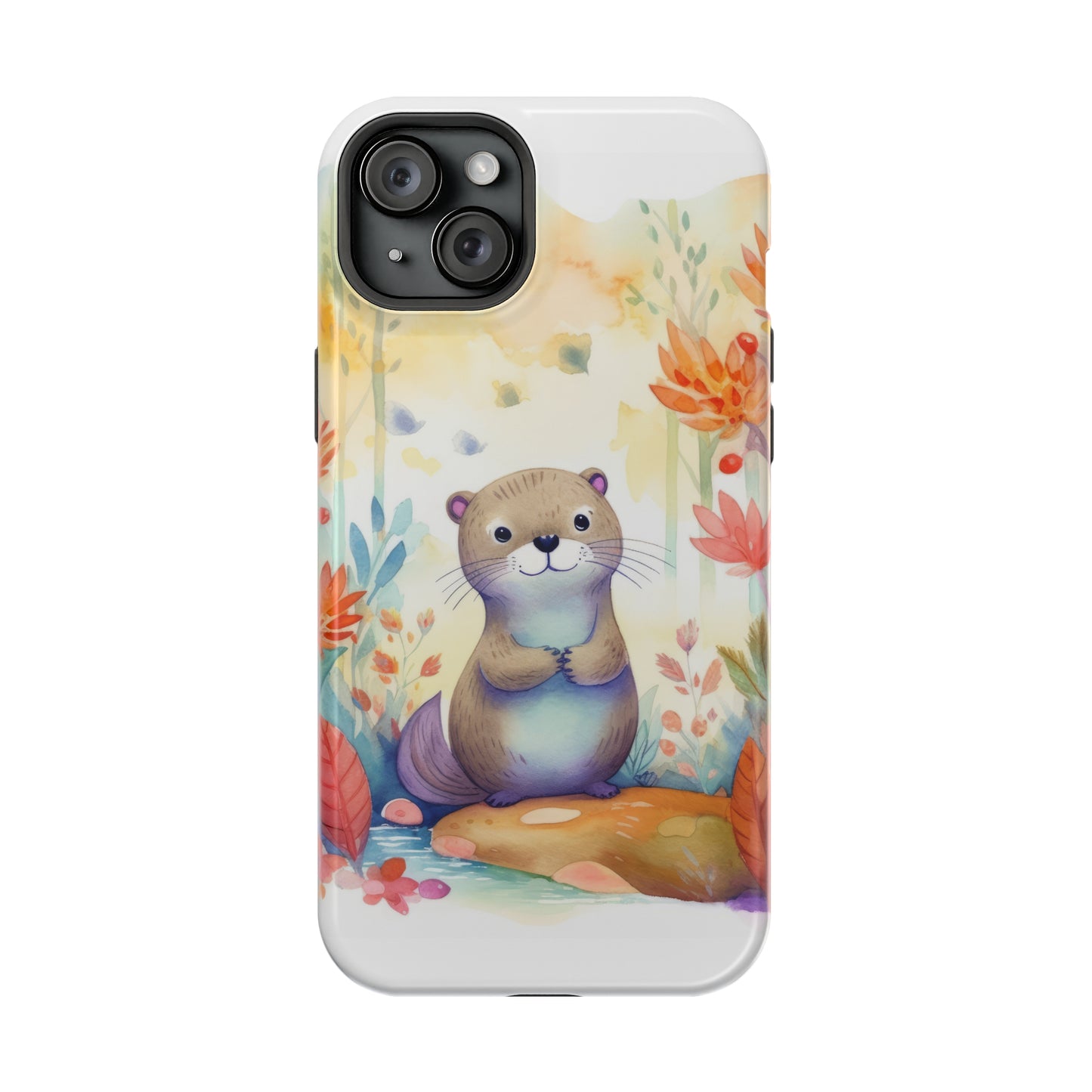 Cute Otter MagSafe Tough iPhone Case
