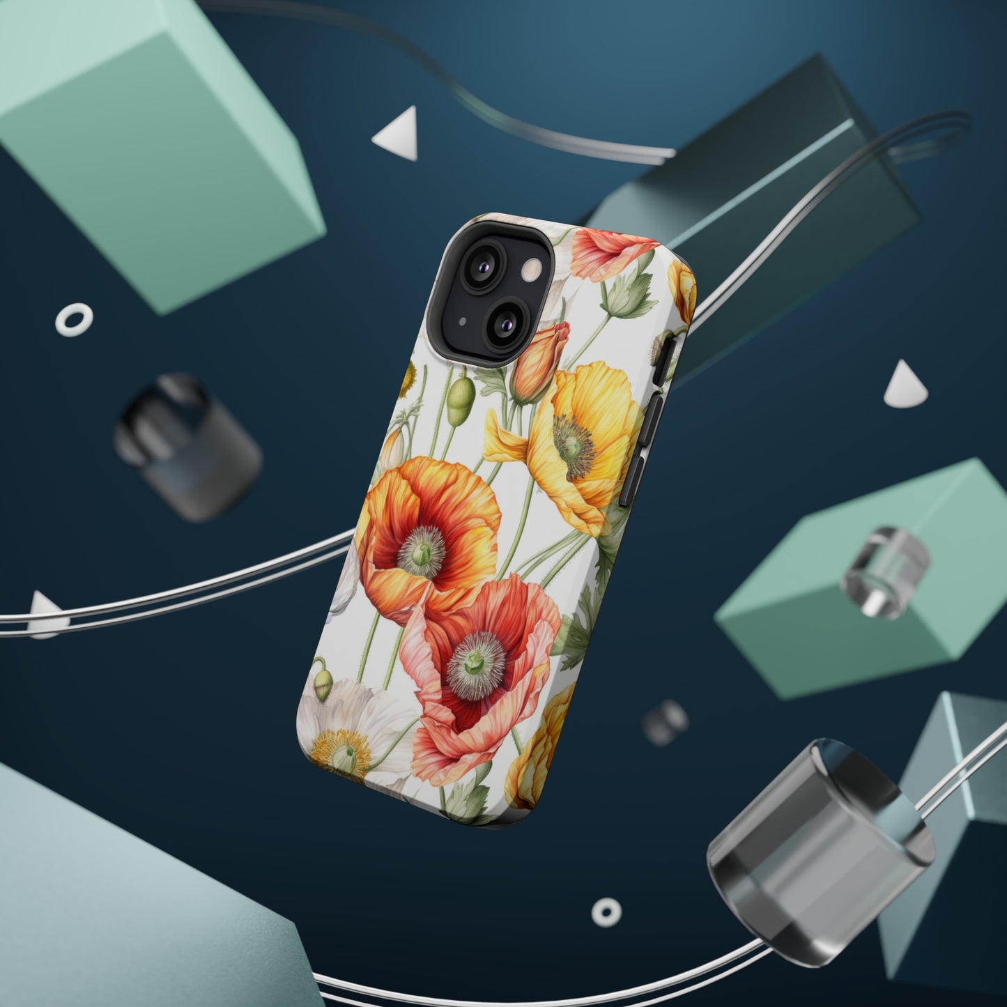 Iceland Poppies MagSafe Tough iPhone Case