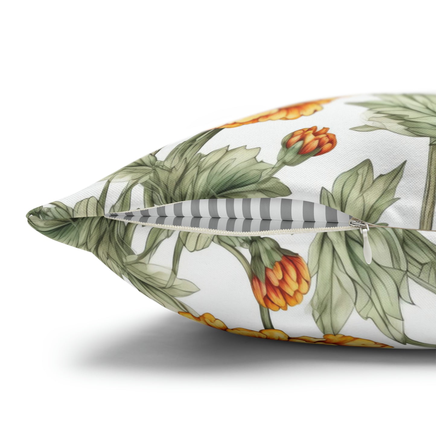 Marigolds Square Pillow Case