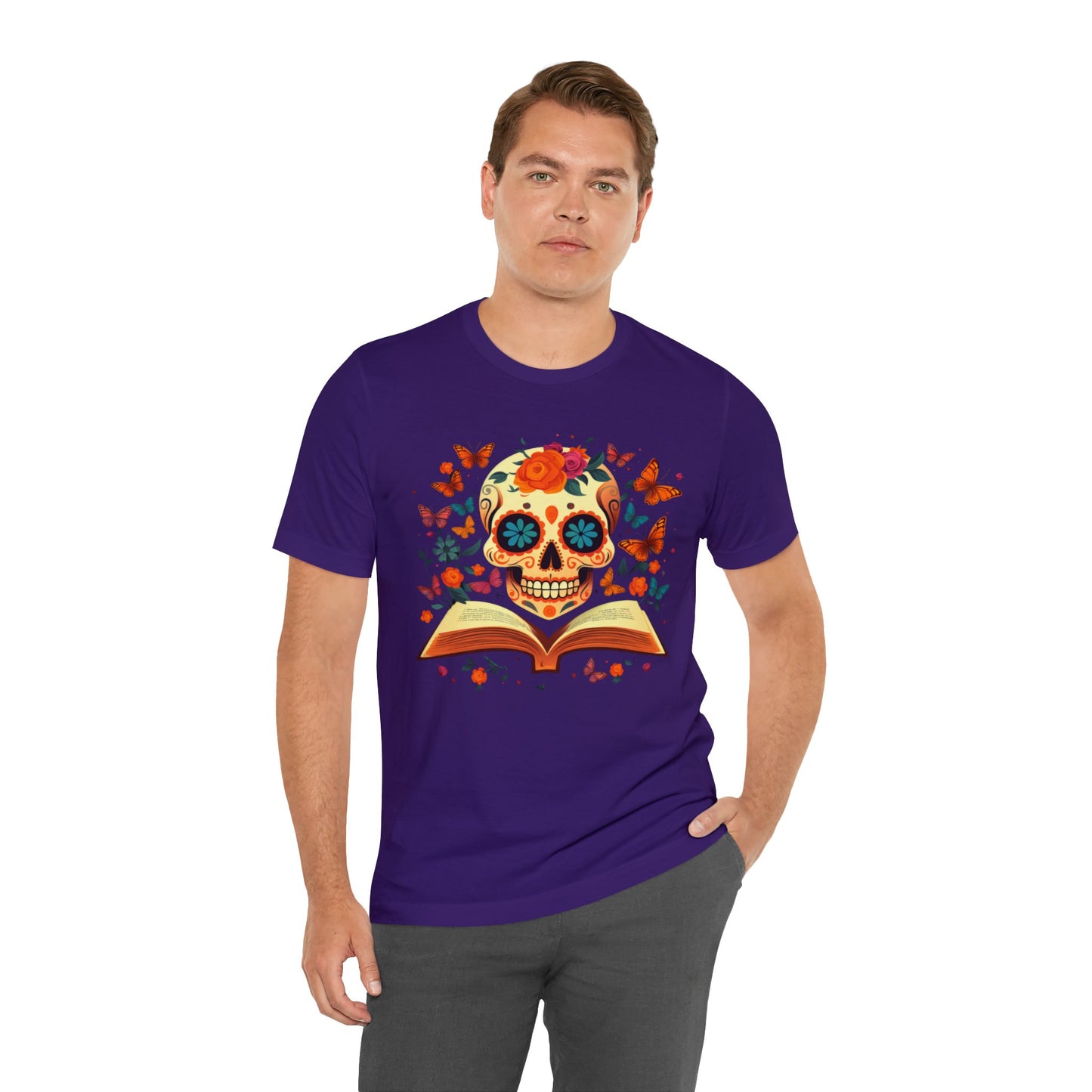 Dia de los Muertos Unisex Jersey Short Sleeve Tee