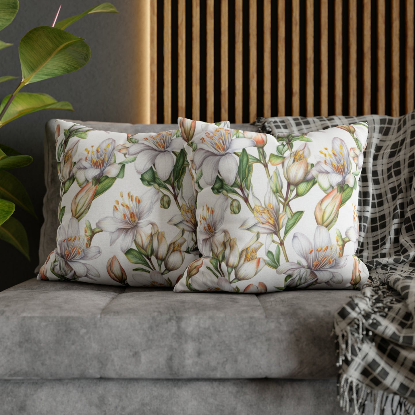 Lilacs Square Pillow Case