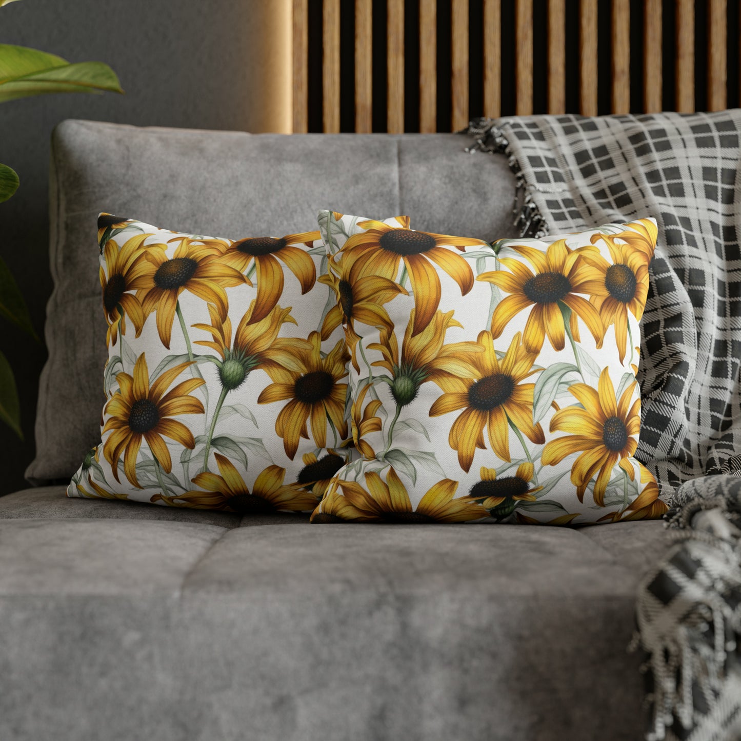 Sunflowers Square Pillow Case