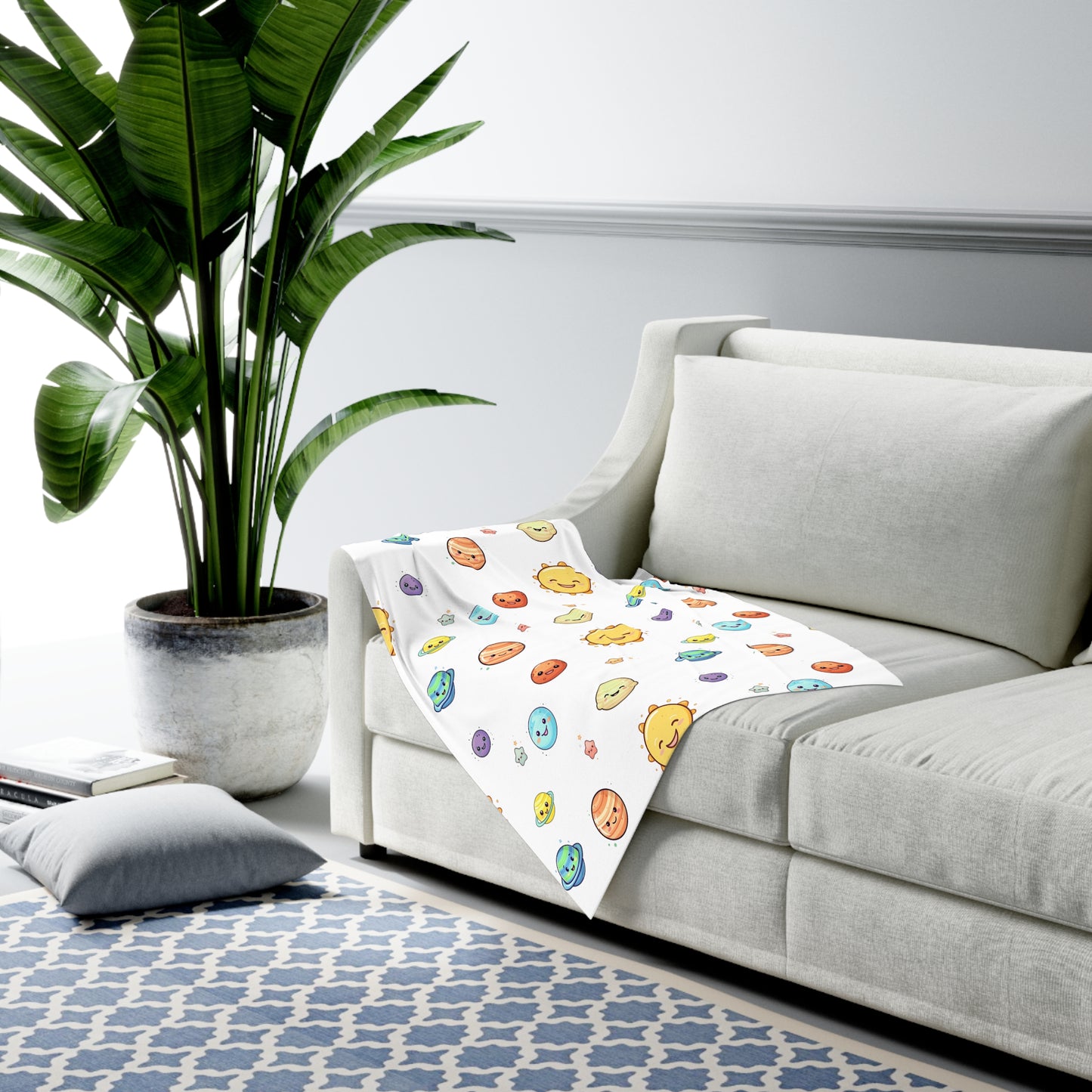 Solar System Baby Swaddle Blanket