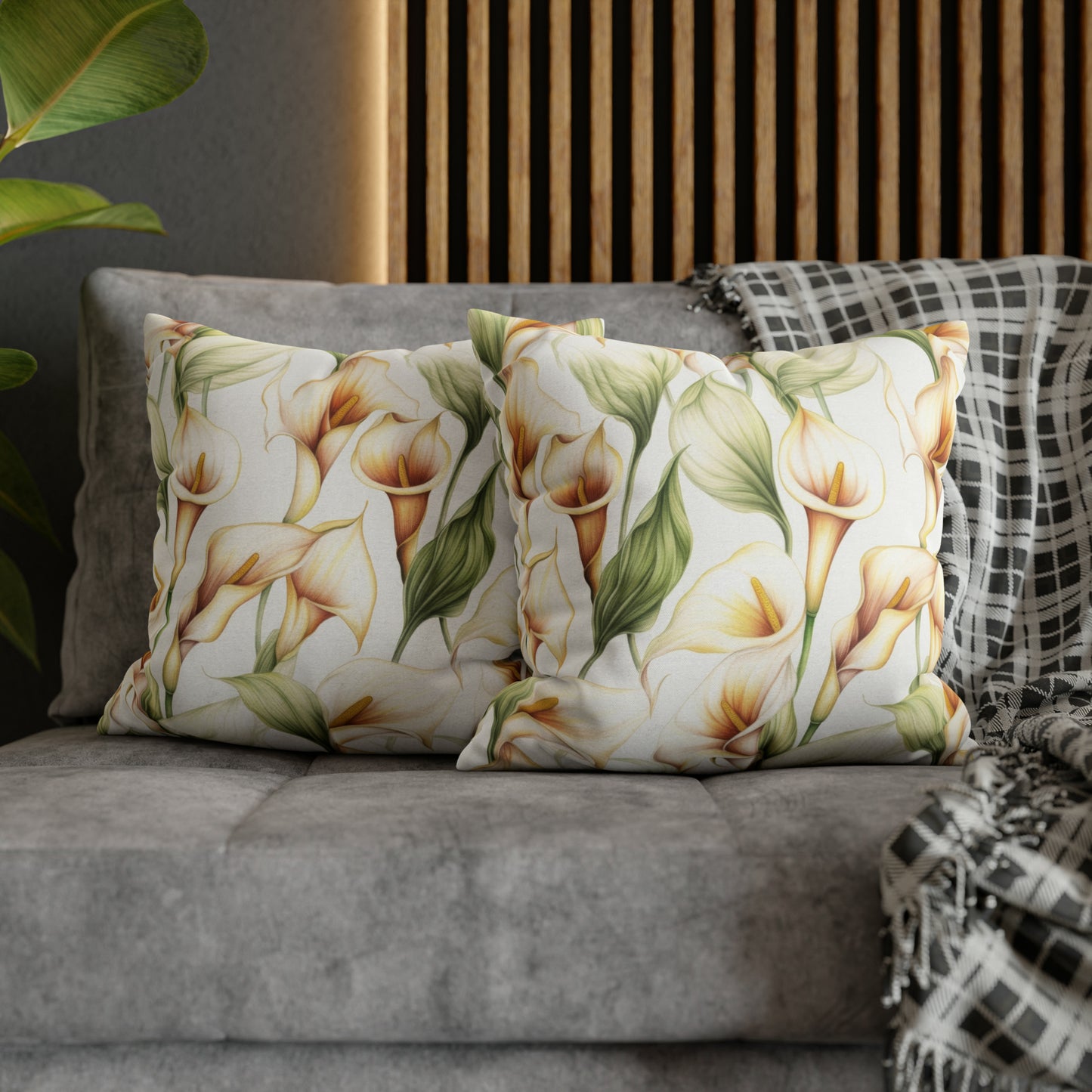 Calla Lily Square Pillow Case