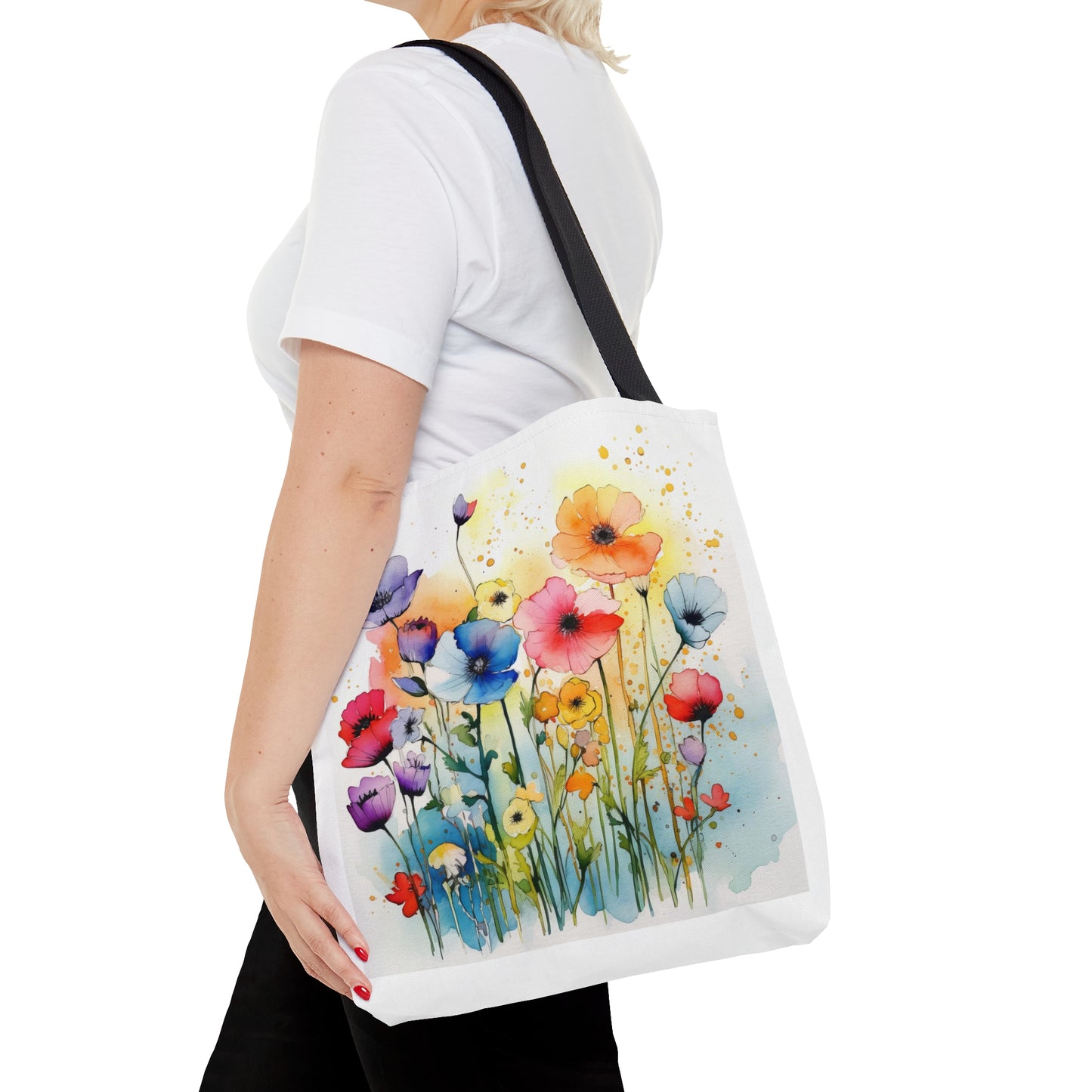 Splash of Color Wildflowers Tote Bag
