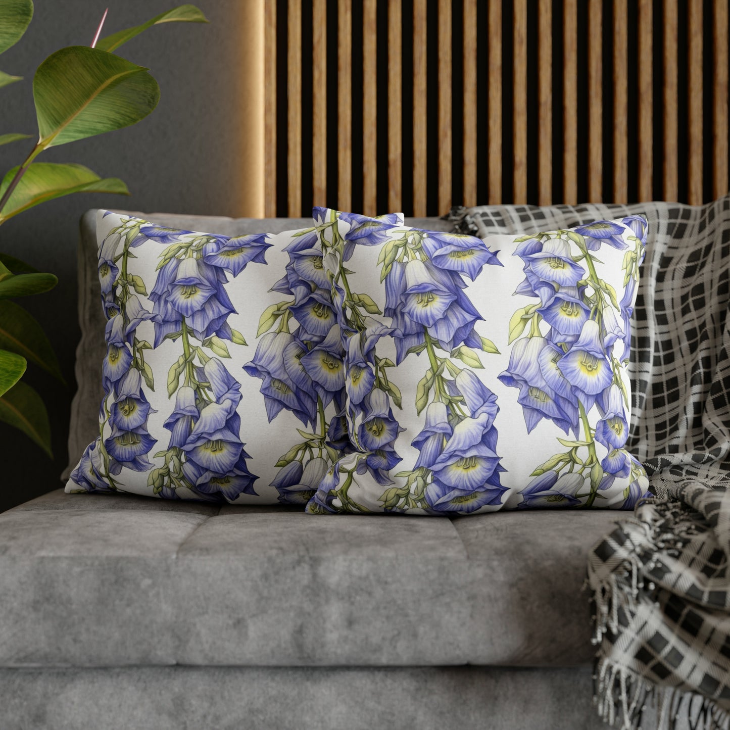 Delphinium Square Pillow Case