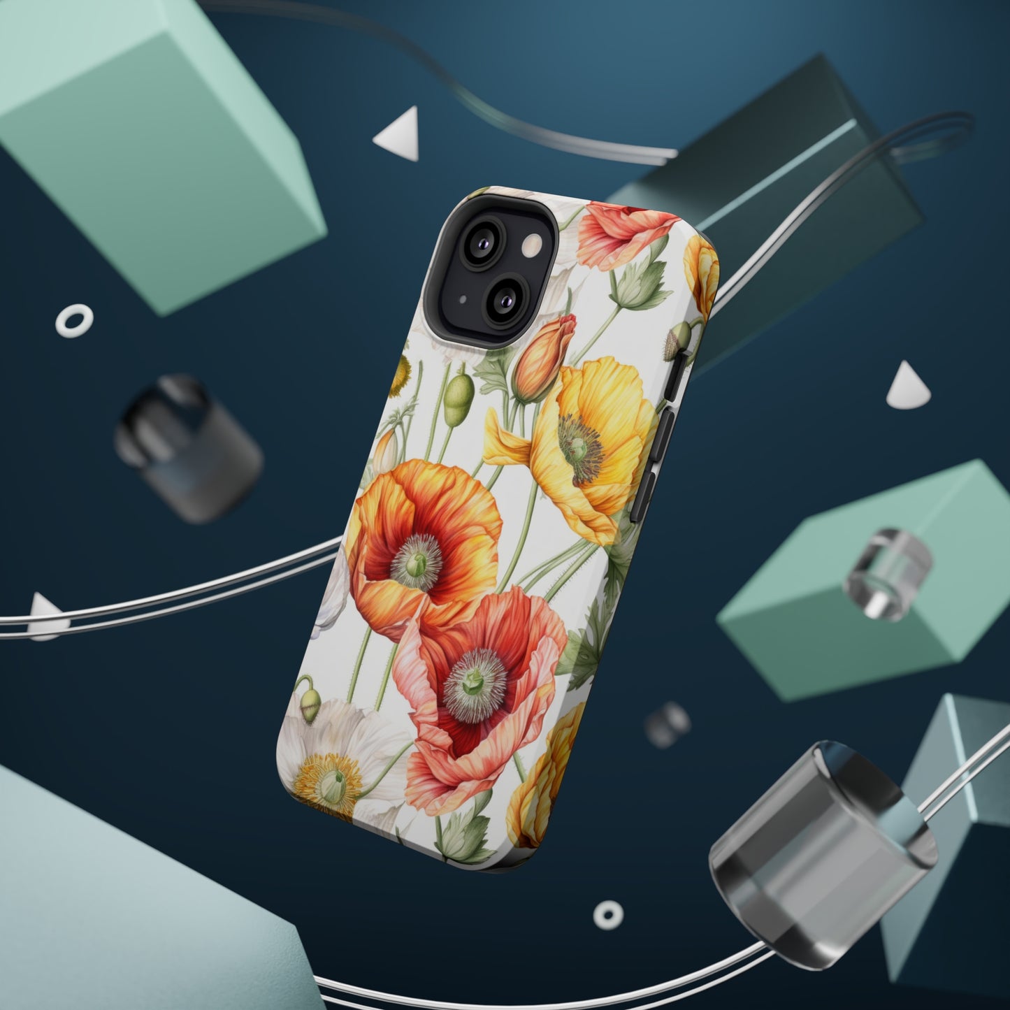 Iceland Poppies MagSafe Tough iPhone Case