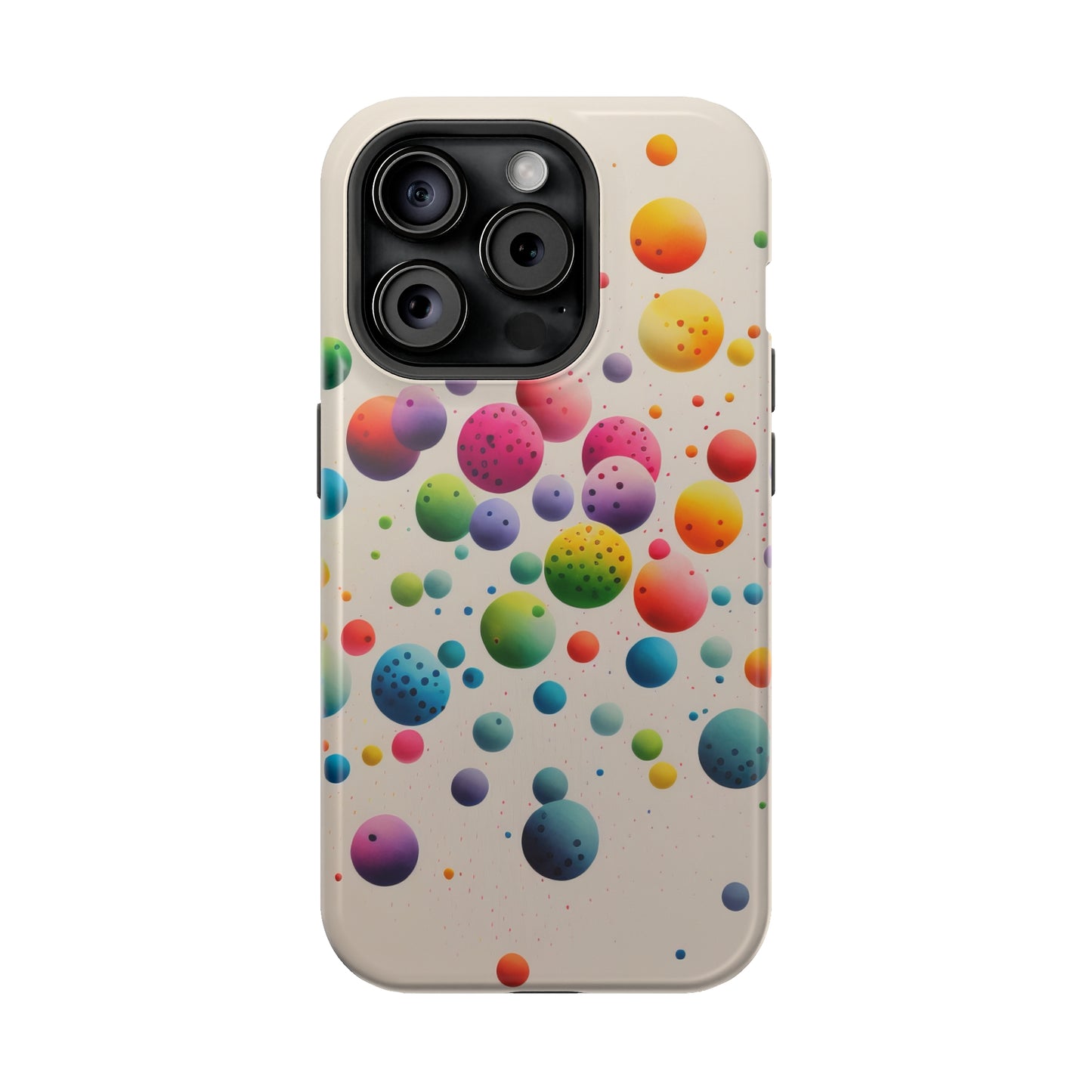 Rainbow Dots MagSafe Tough iPhone Case