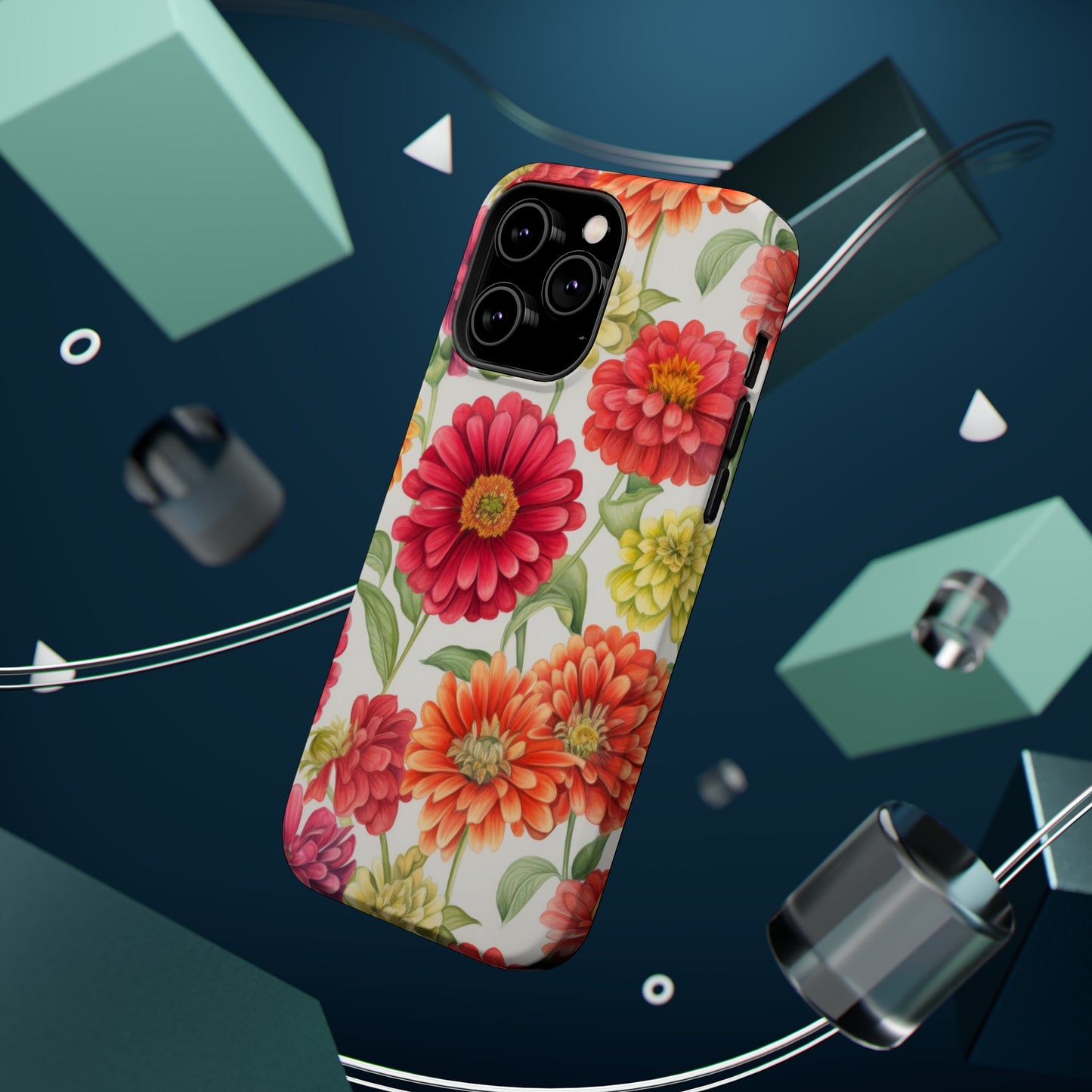 Zinnias MagSafe Tough iPhone Case