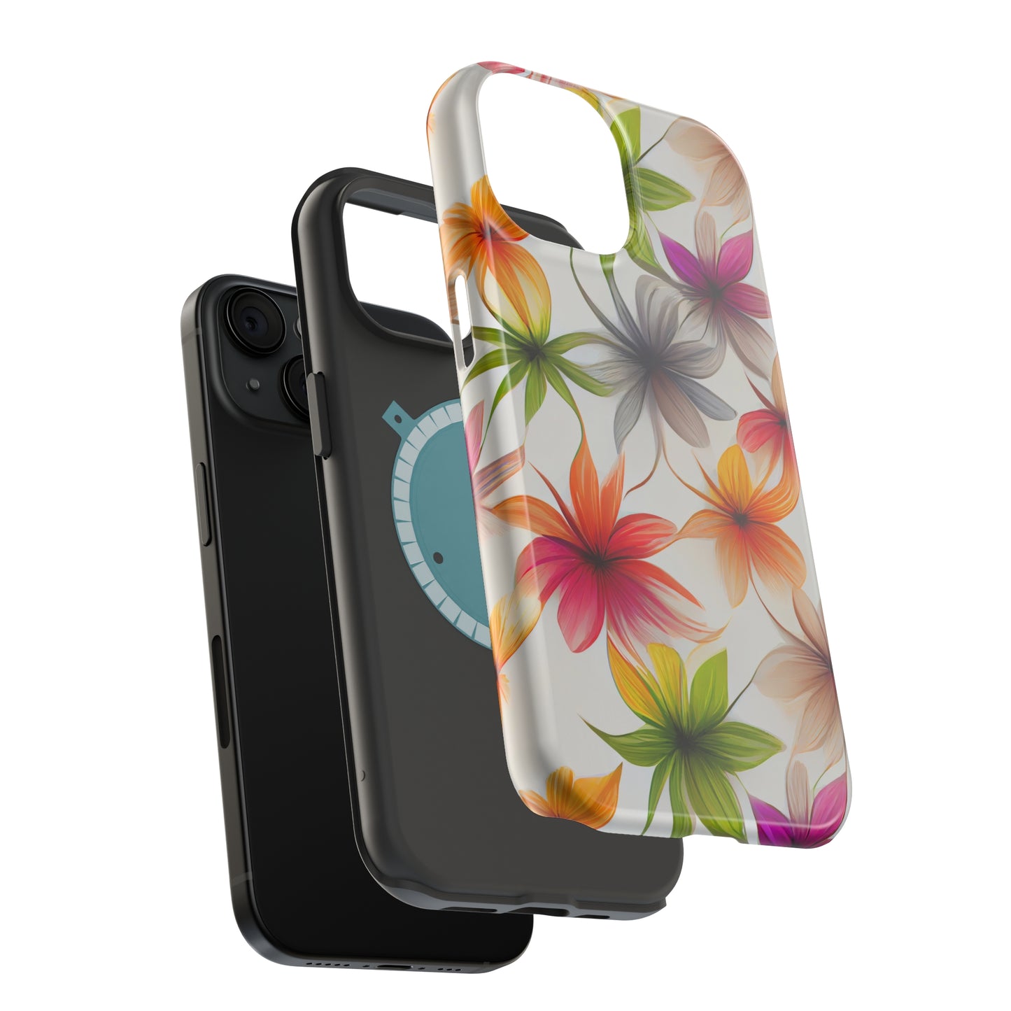 Floral Burst MagSafe Tough iPhone Case
