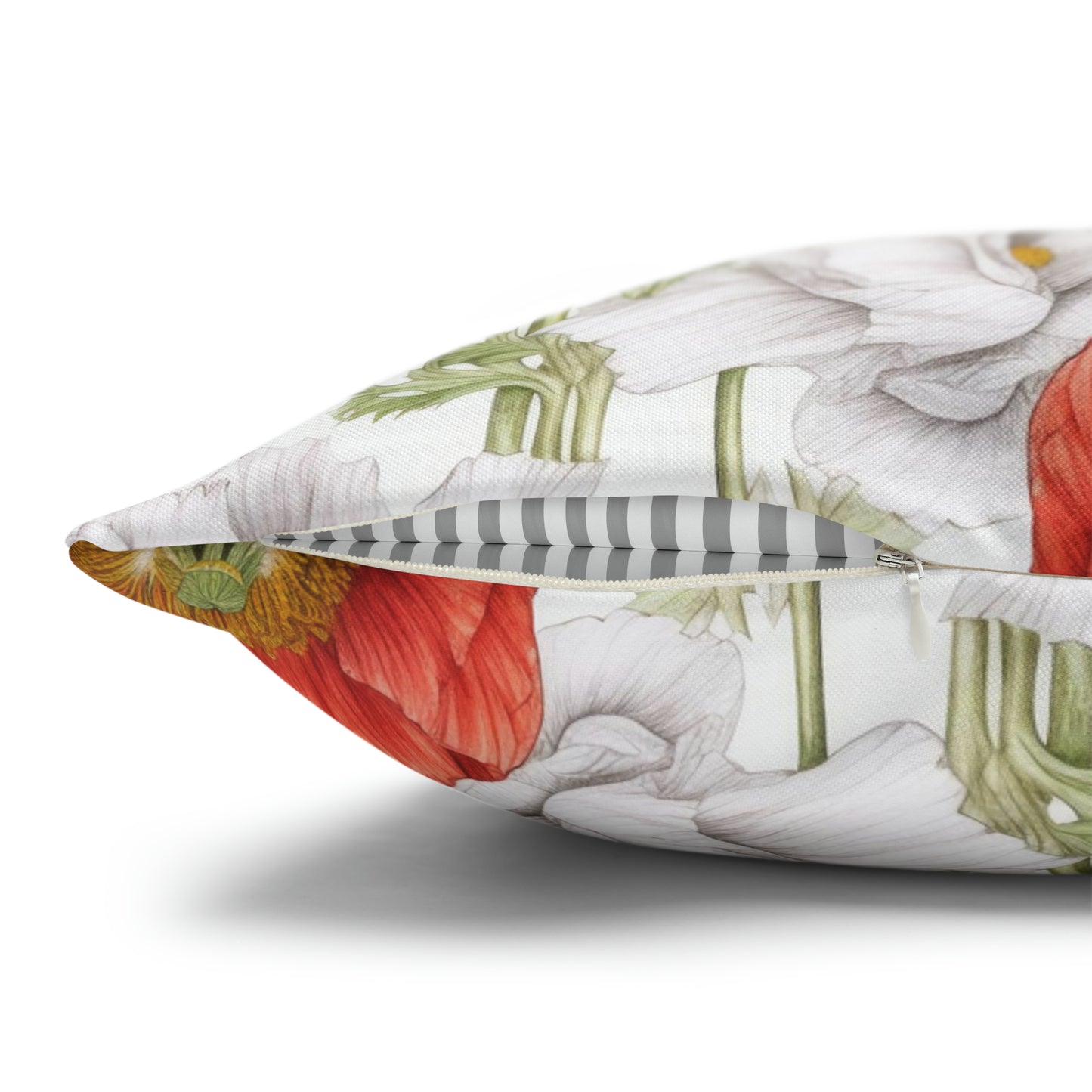 Poppies Square Pillow Case