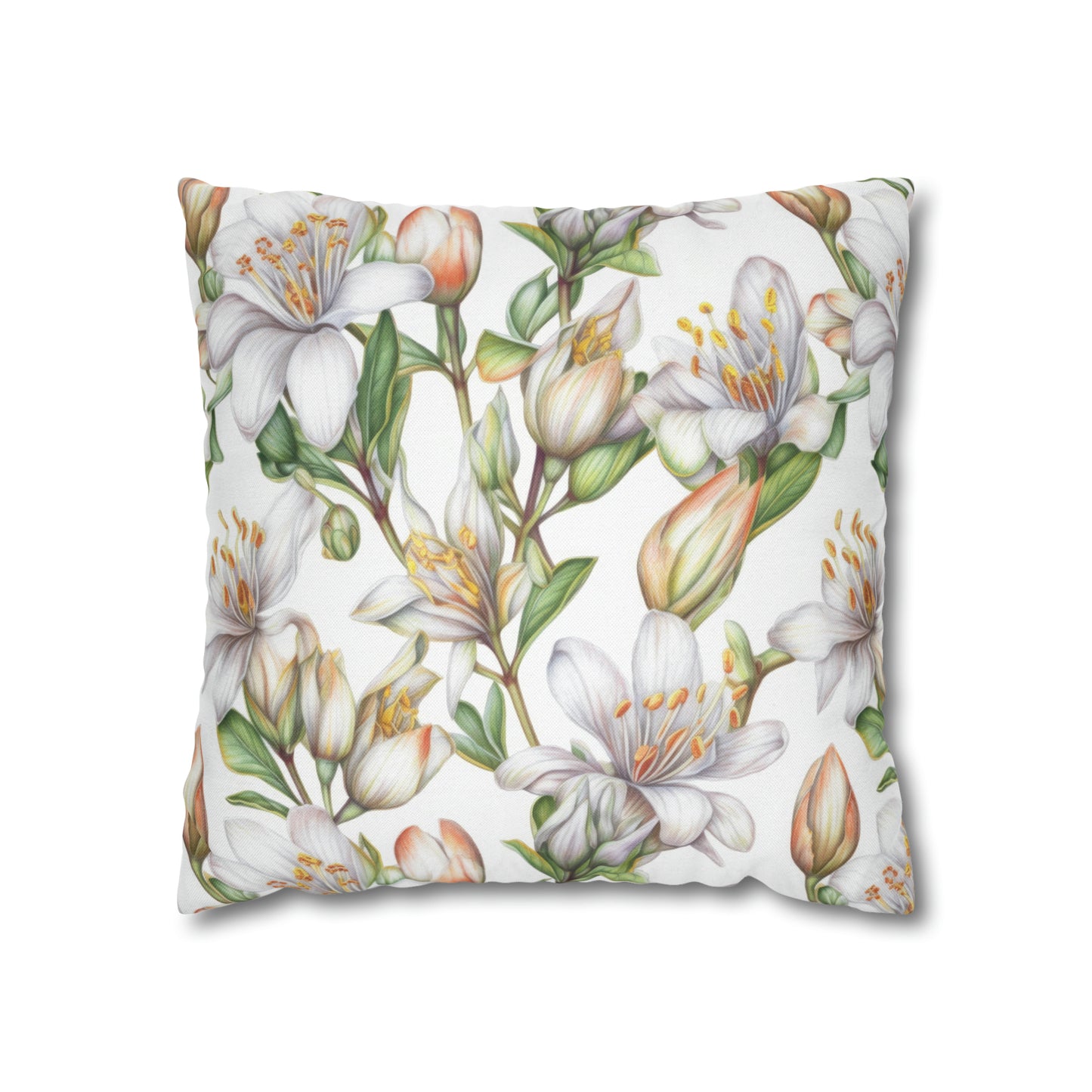 Lilacs Square Pillow Case