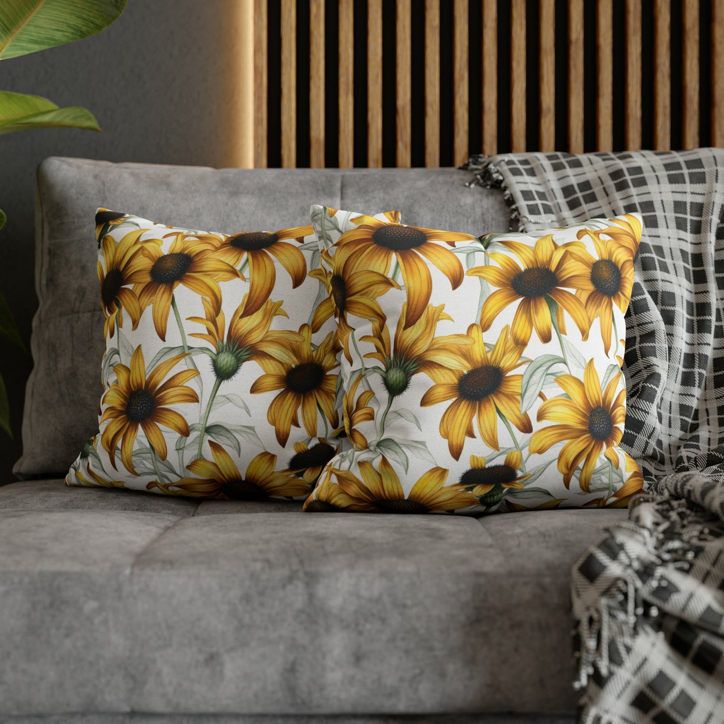 Sunflowers Square Pillow Case