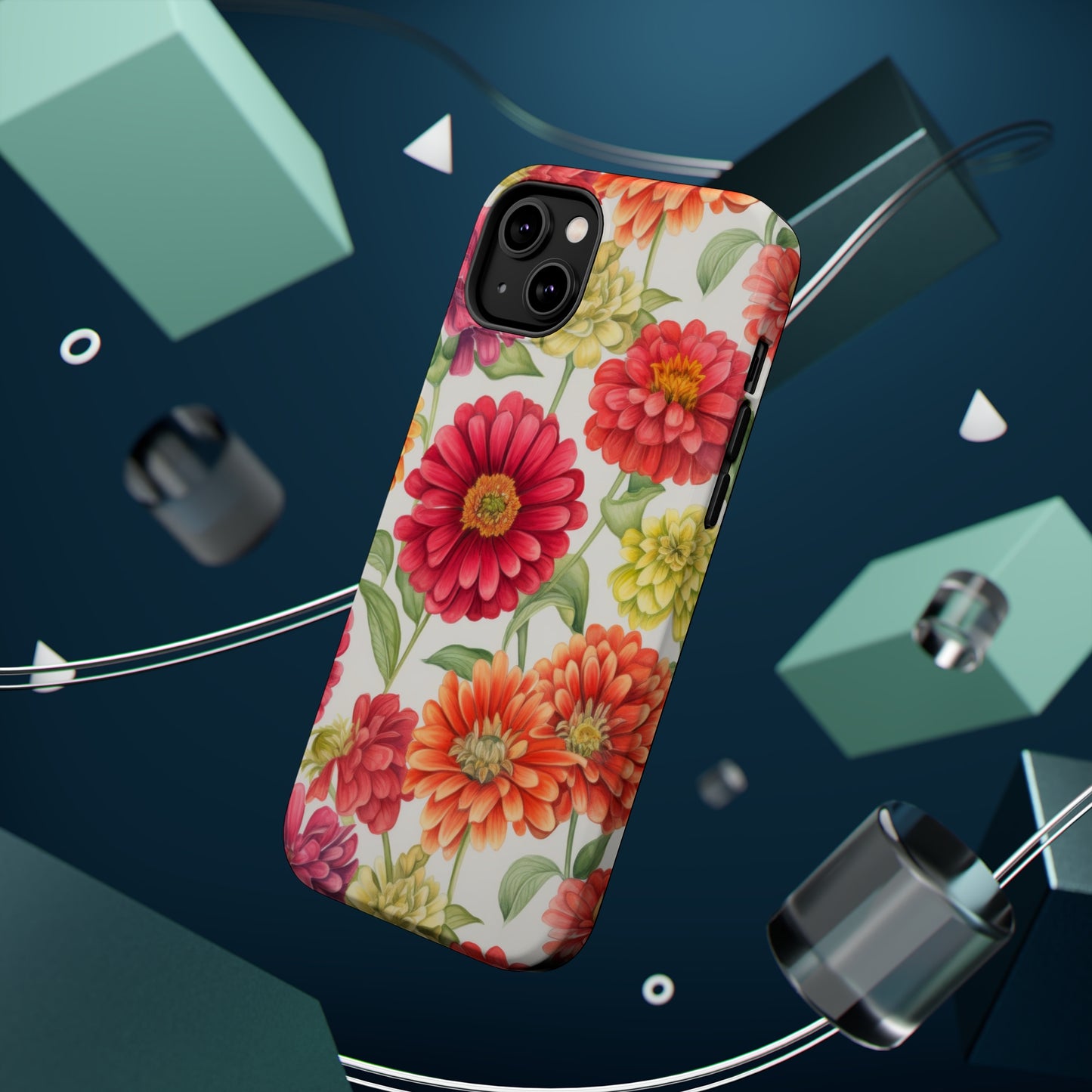 Zinnias MagSafe Tough iPhone Case