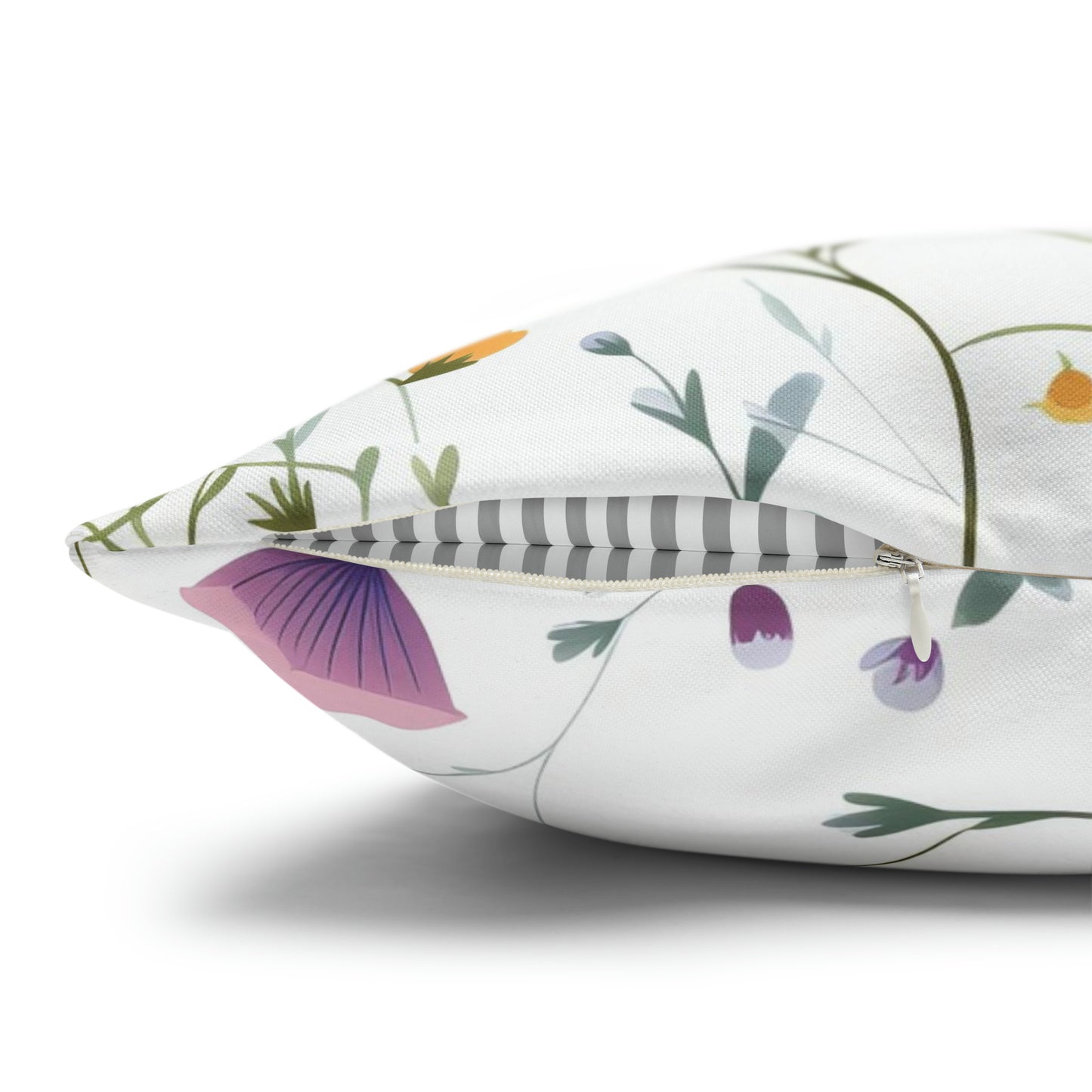 Dainty Wildflowers Square Pillow Case