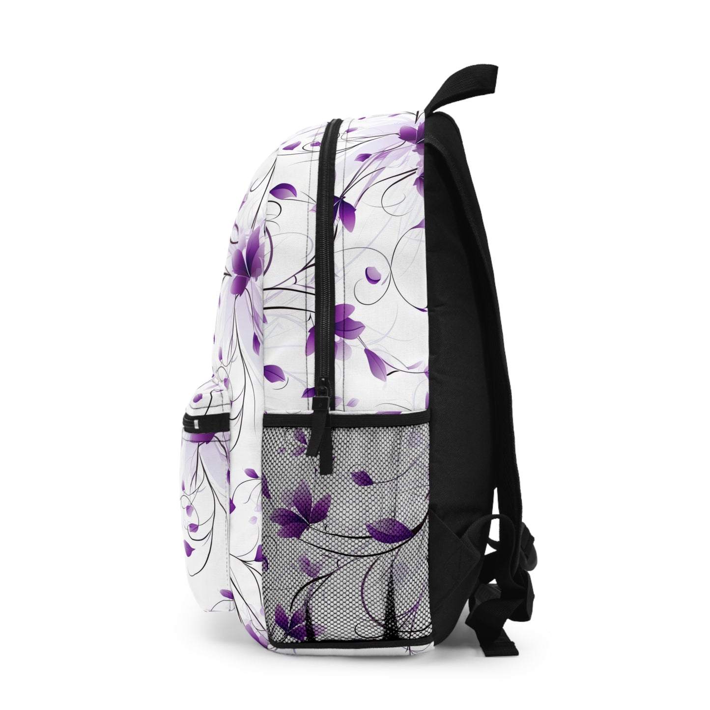 Violet Whimsy Wildflowers Backpack