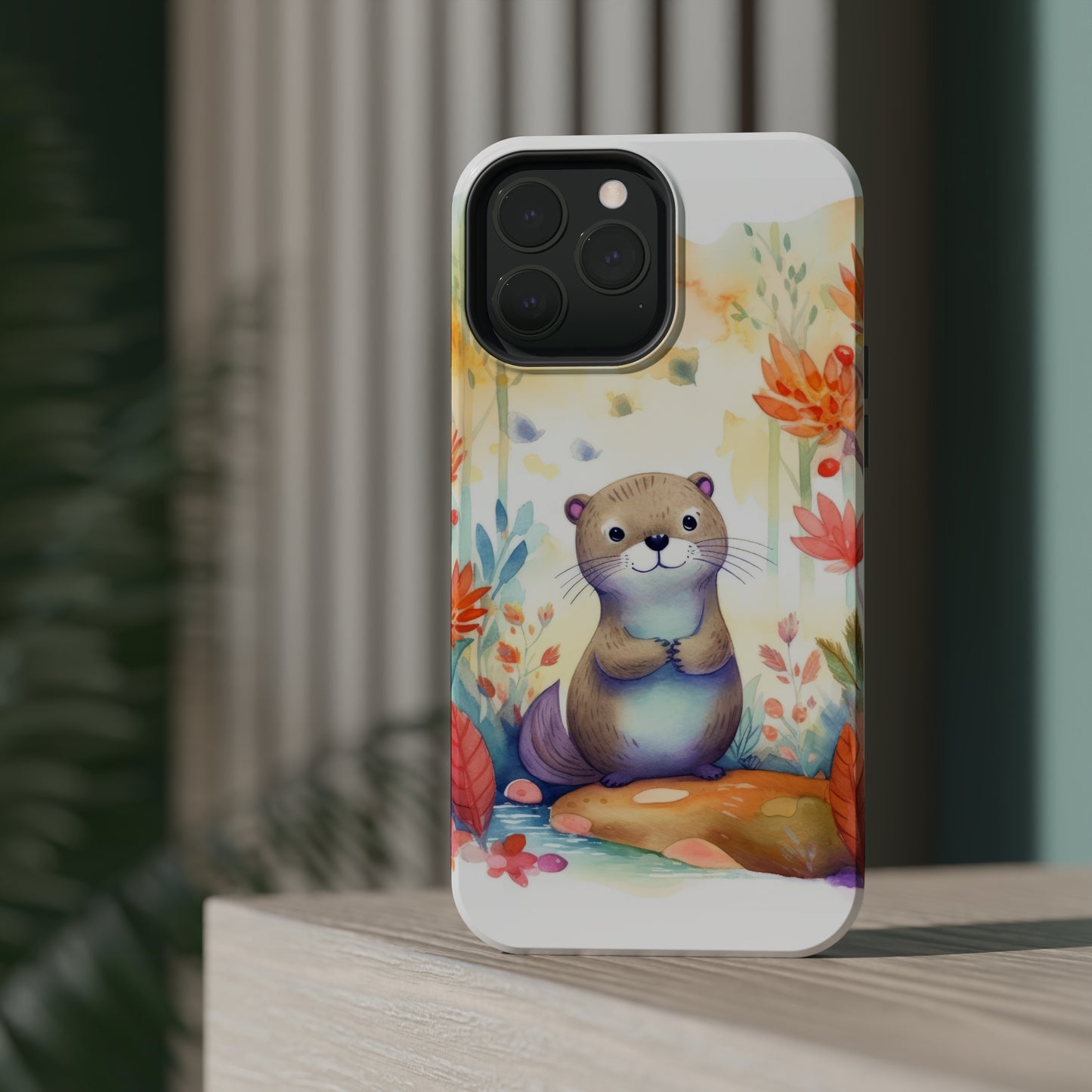 Cute Otter MagSafe Tough iPhone Case