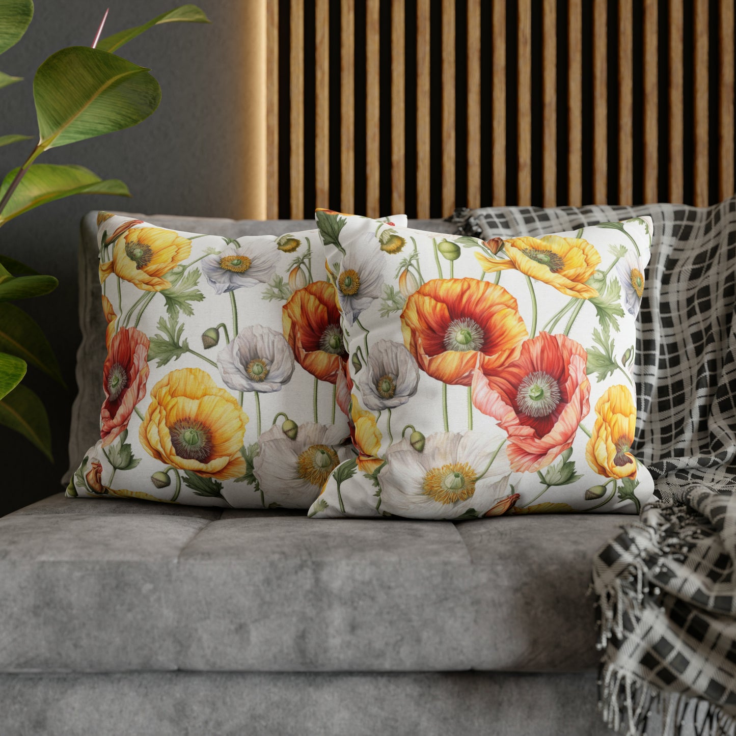 Iceland Poppies Square Pillow Case
