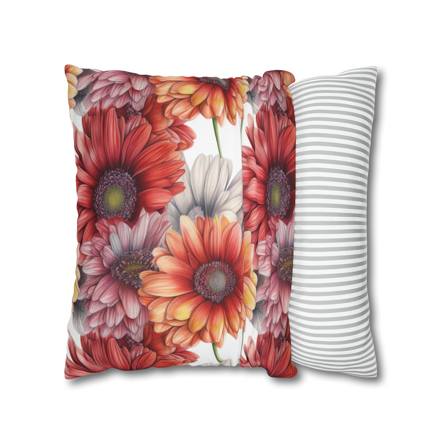 Daisies Square Pillow Case