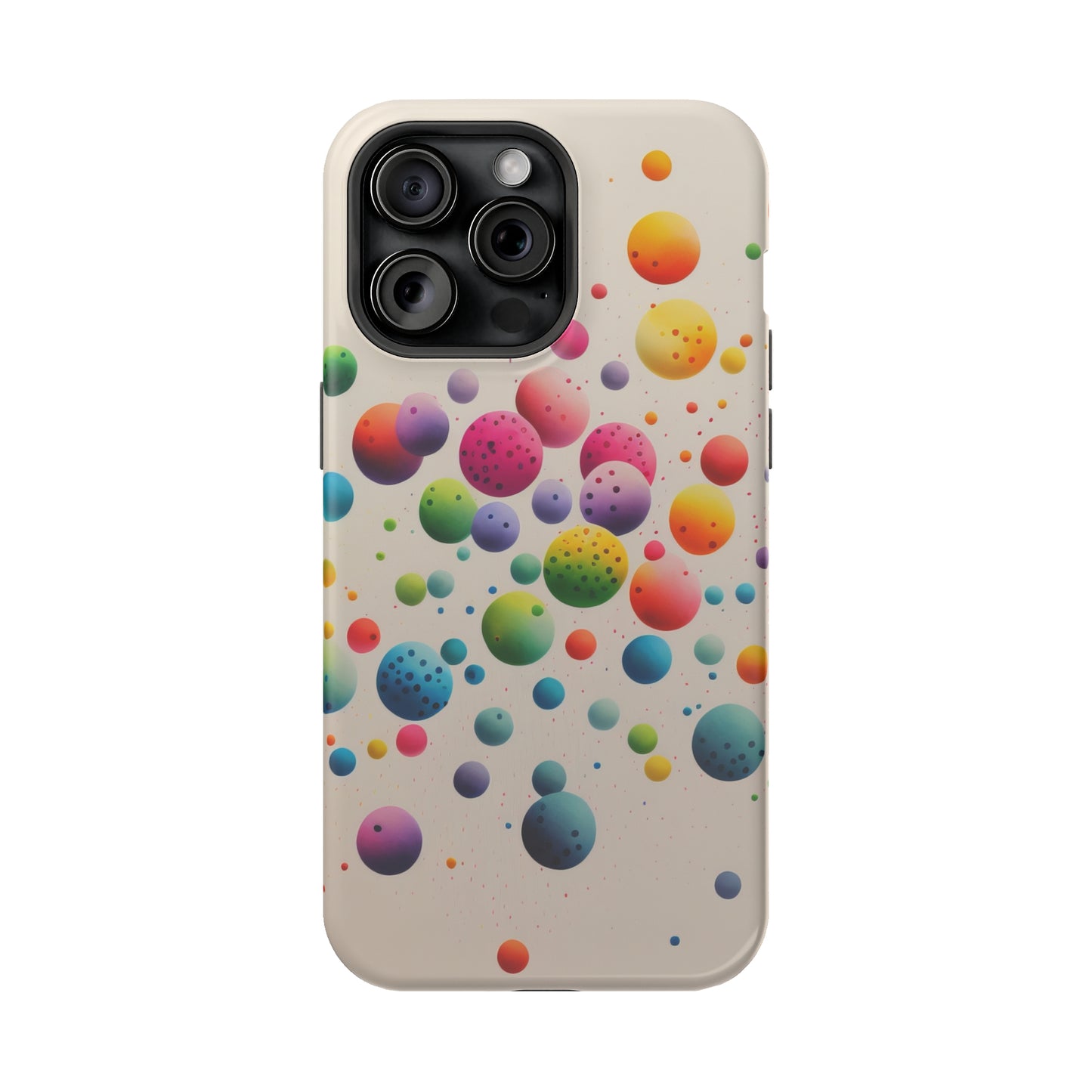 Rainbow Dots MagSafe Tough iPhone Case