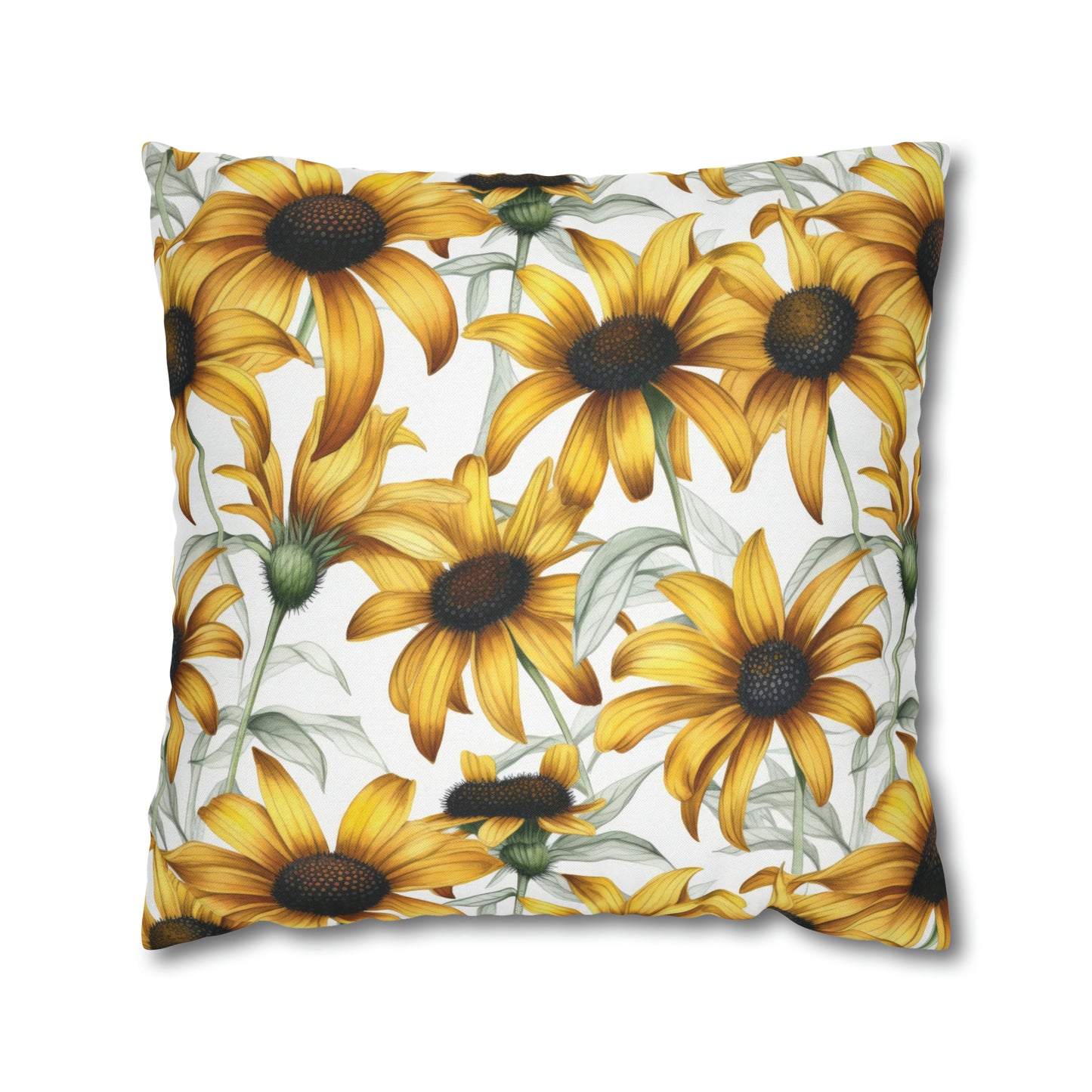 Sunflowers Square Pillow Case