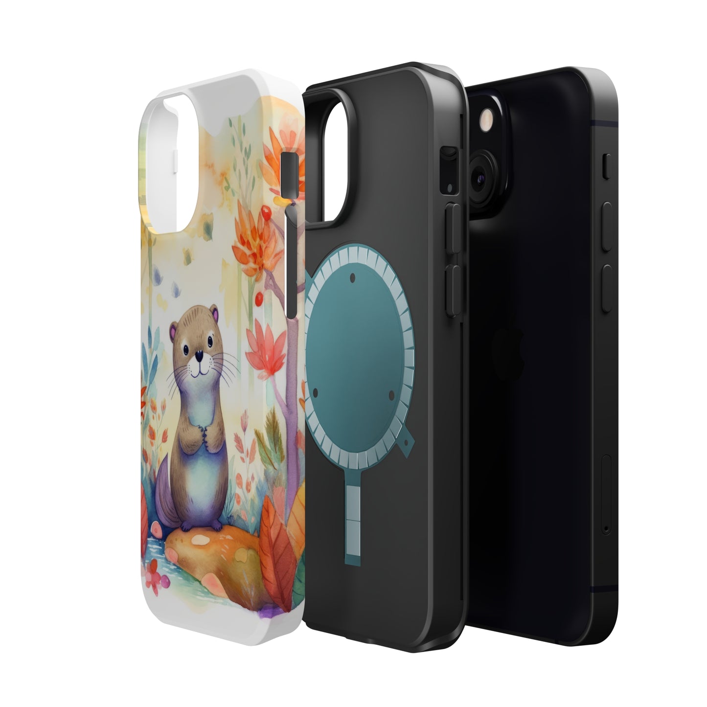 Cute Otter MagSafe Tough iPhone Case
