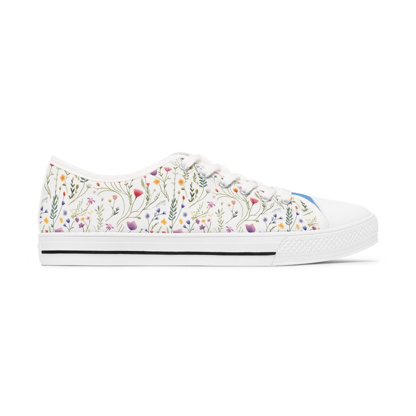 Dainty Wildflowers Women's Low Top Sneakers