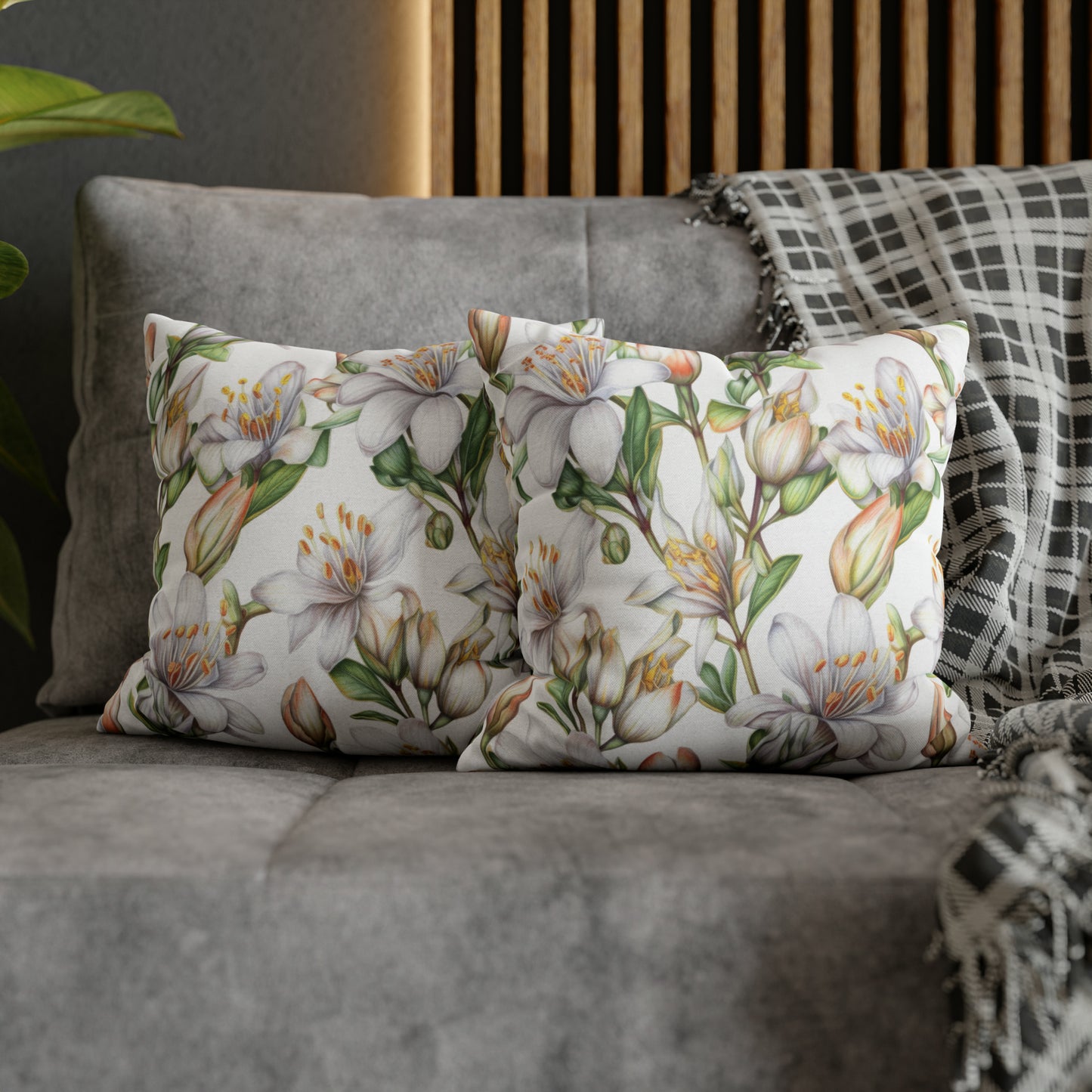 Lilacs Square Pillow Case