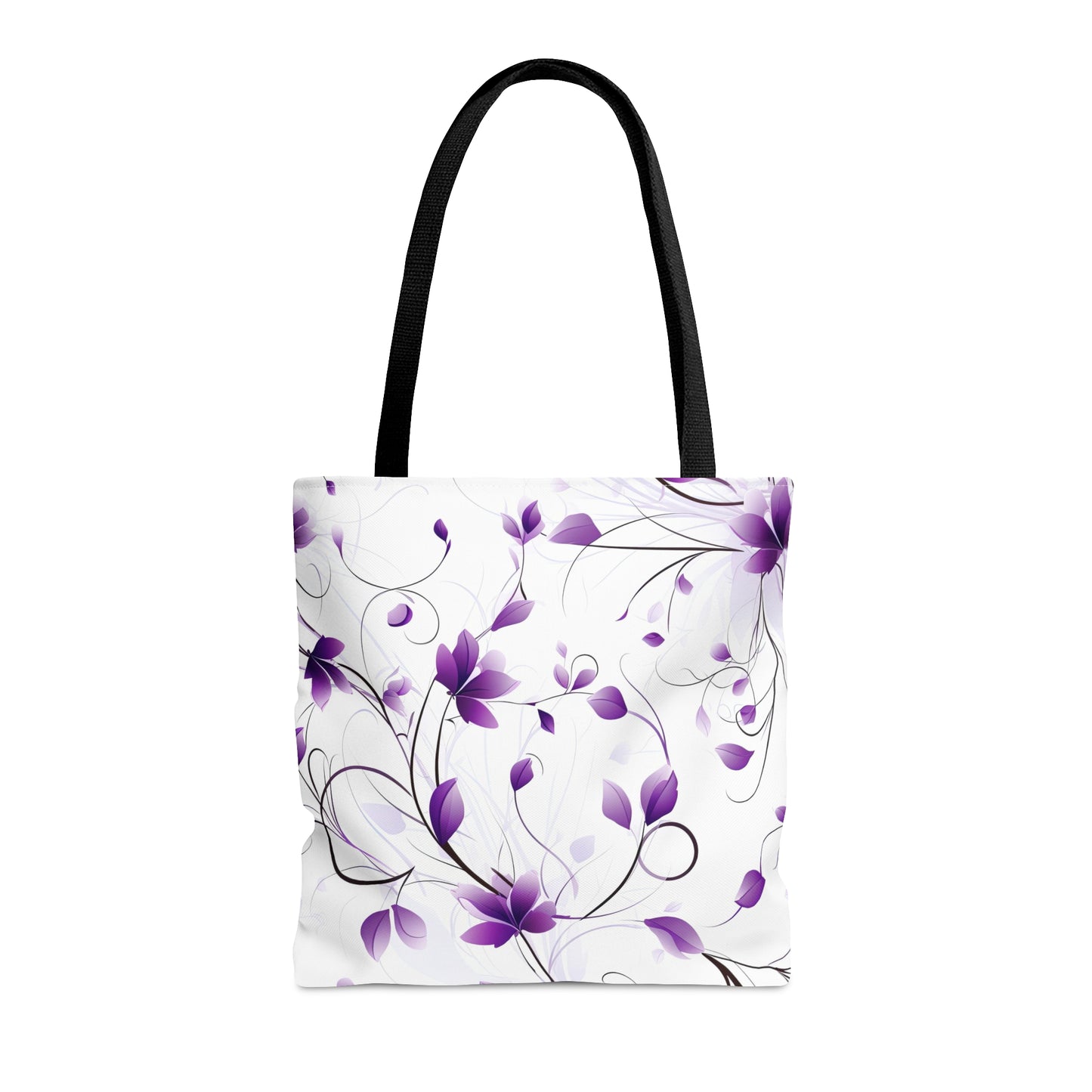 Purple Whimsy Wildflowers Tote Bag