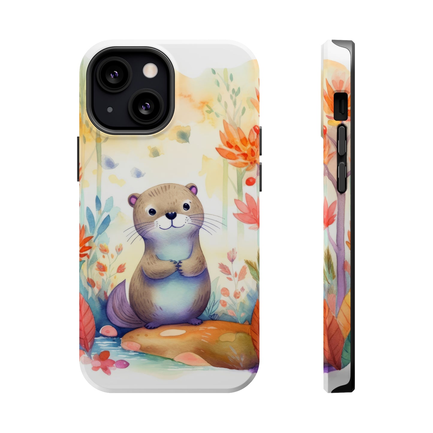 Cute Otter MagSafe Tough iPhone Case