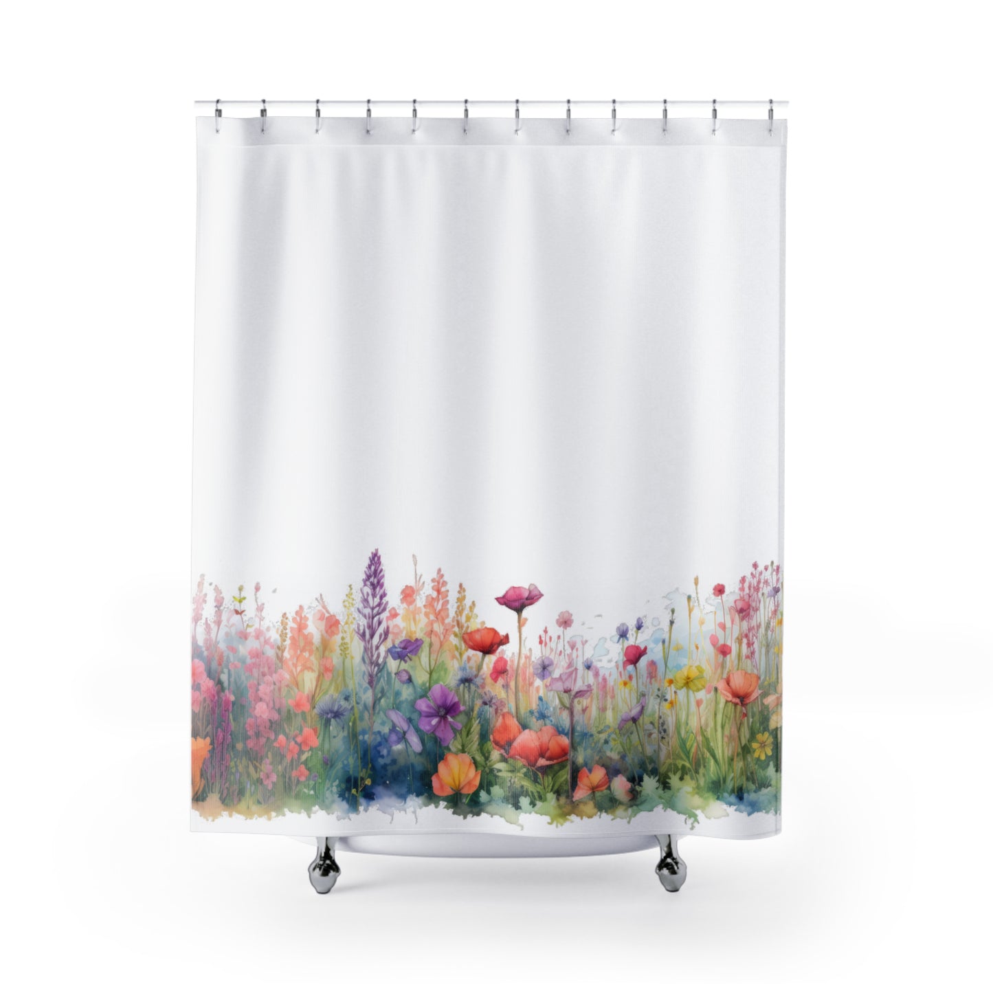 Meadow Wildflowers Shower Curtain