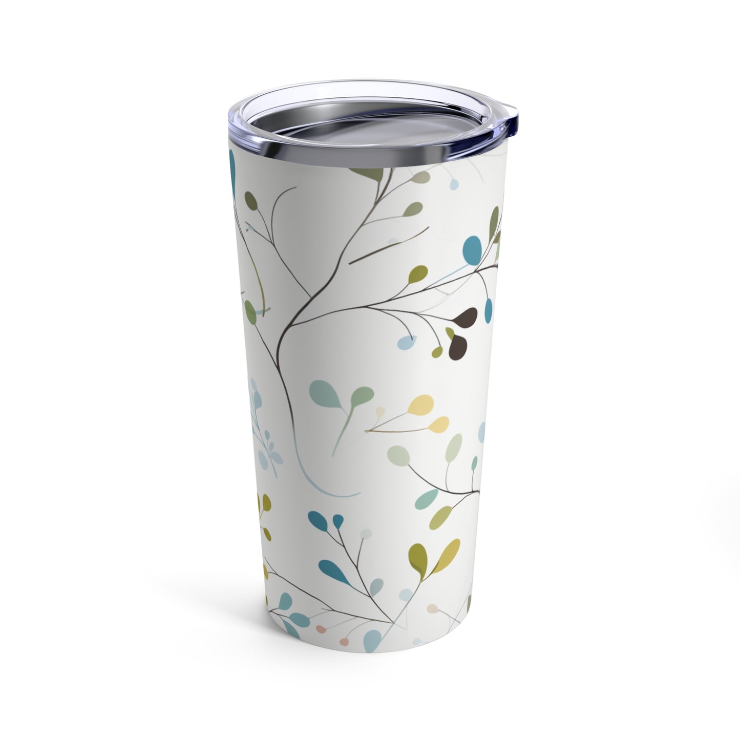 Pastel Leaves Tumbler 20oz