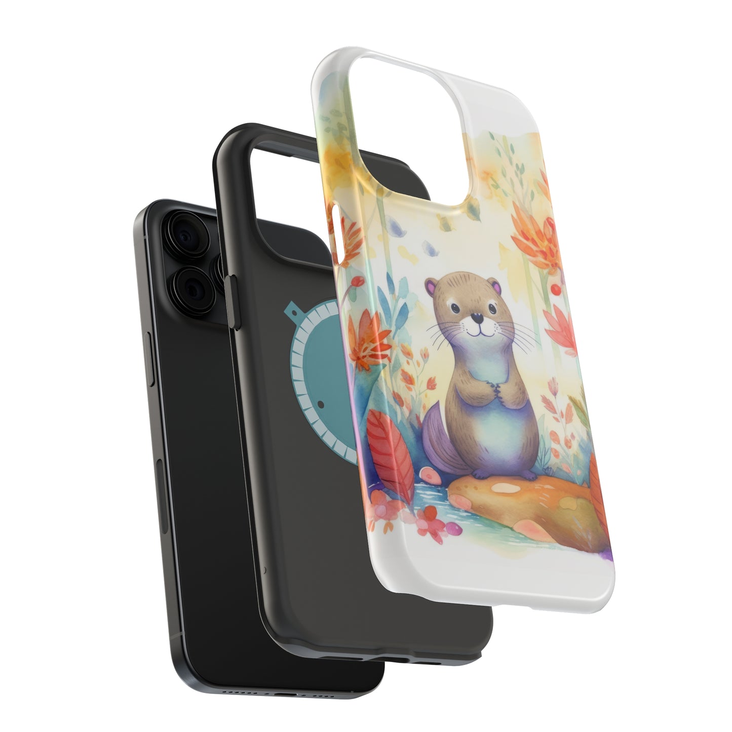 Cute Otter MagSafe Tough iPhone Case