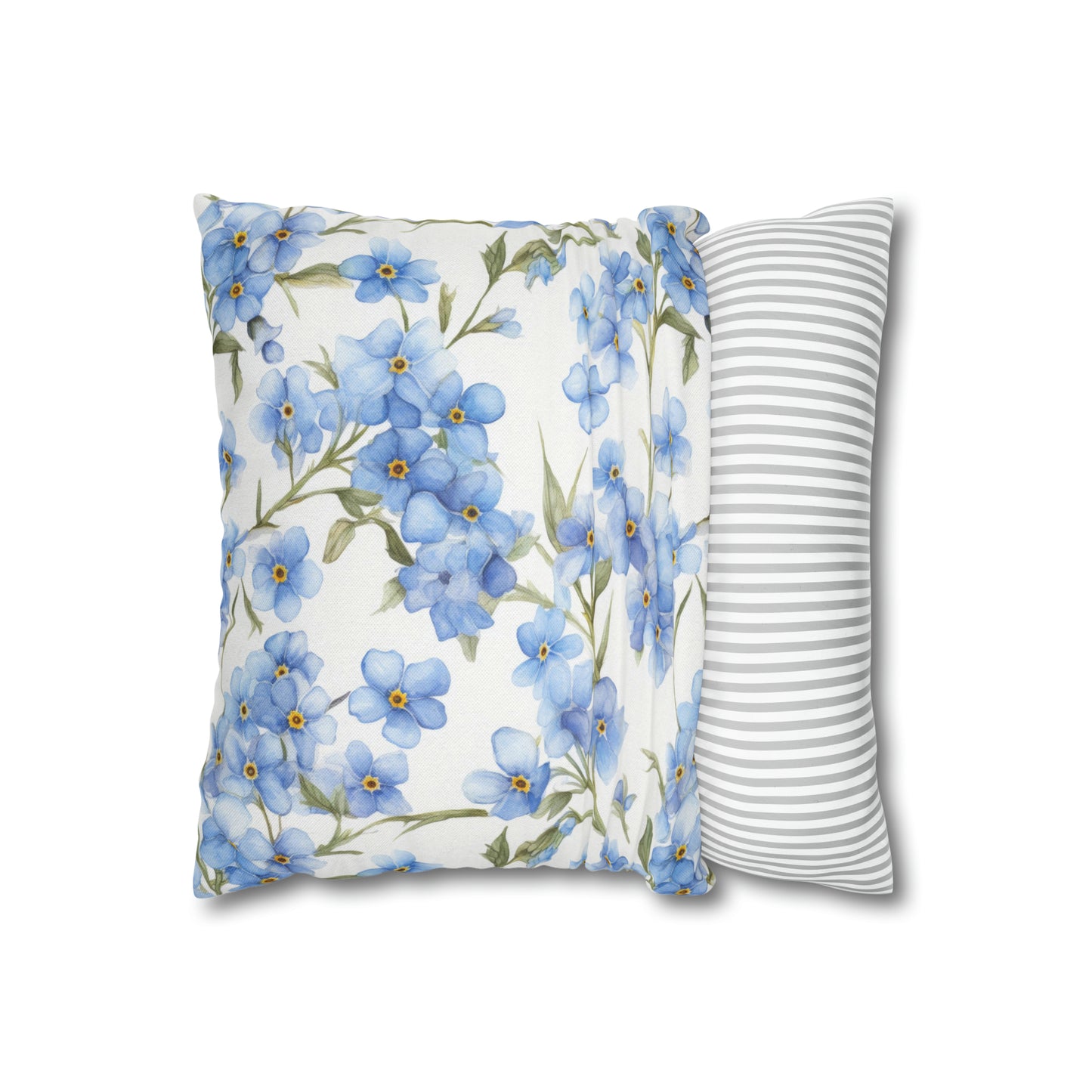 Forget Me Nots Square Pillow Case