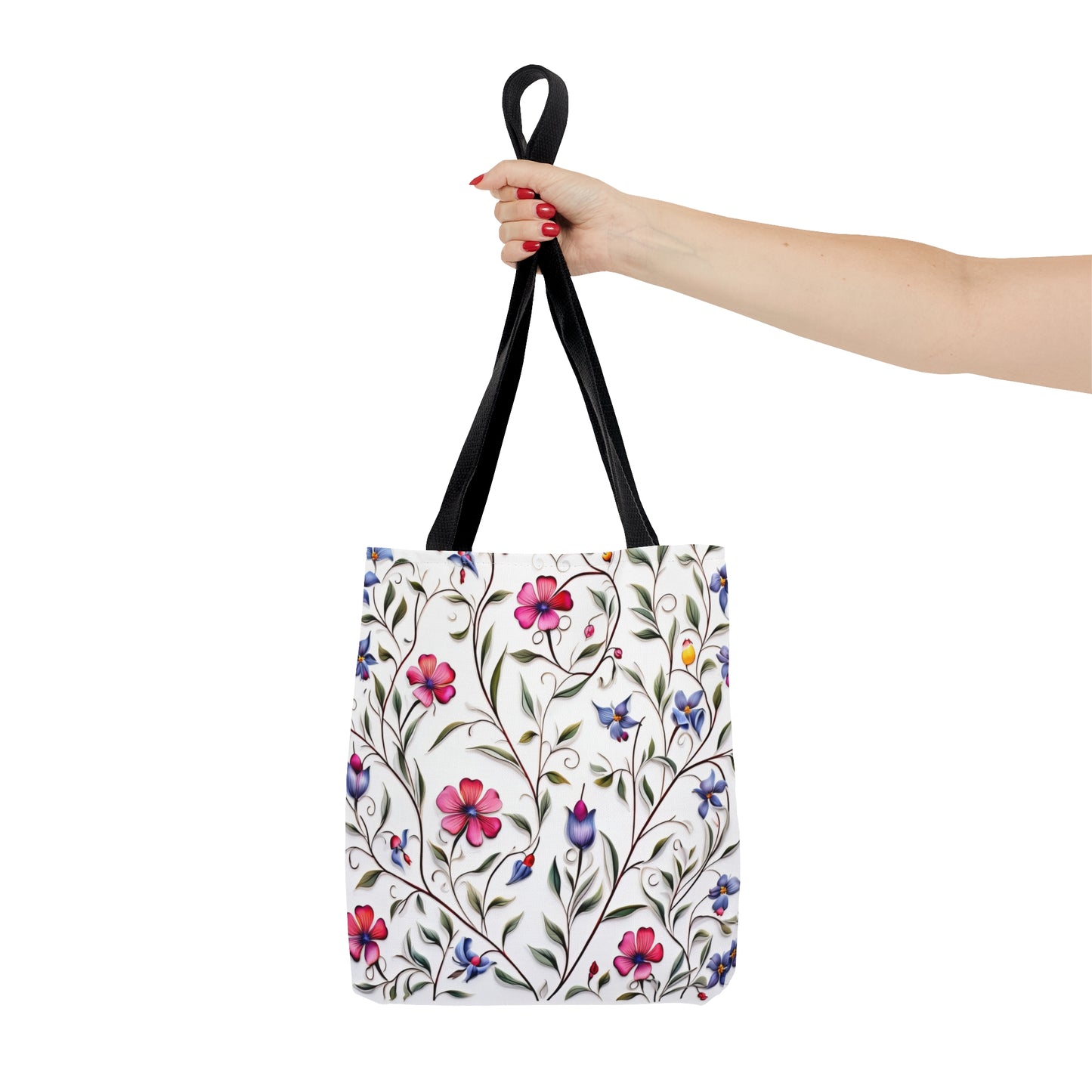 Fancy Flowers Tote Bag