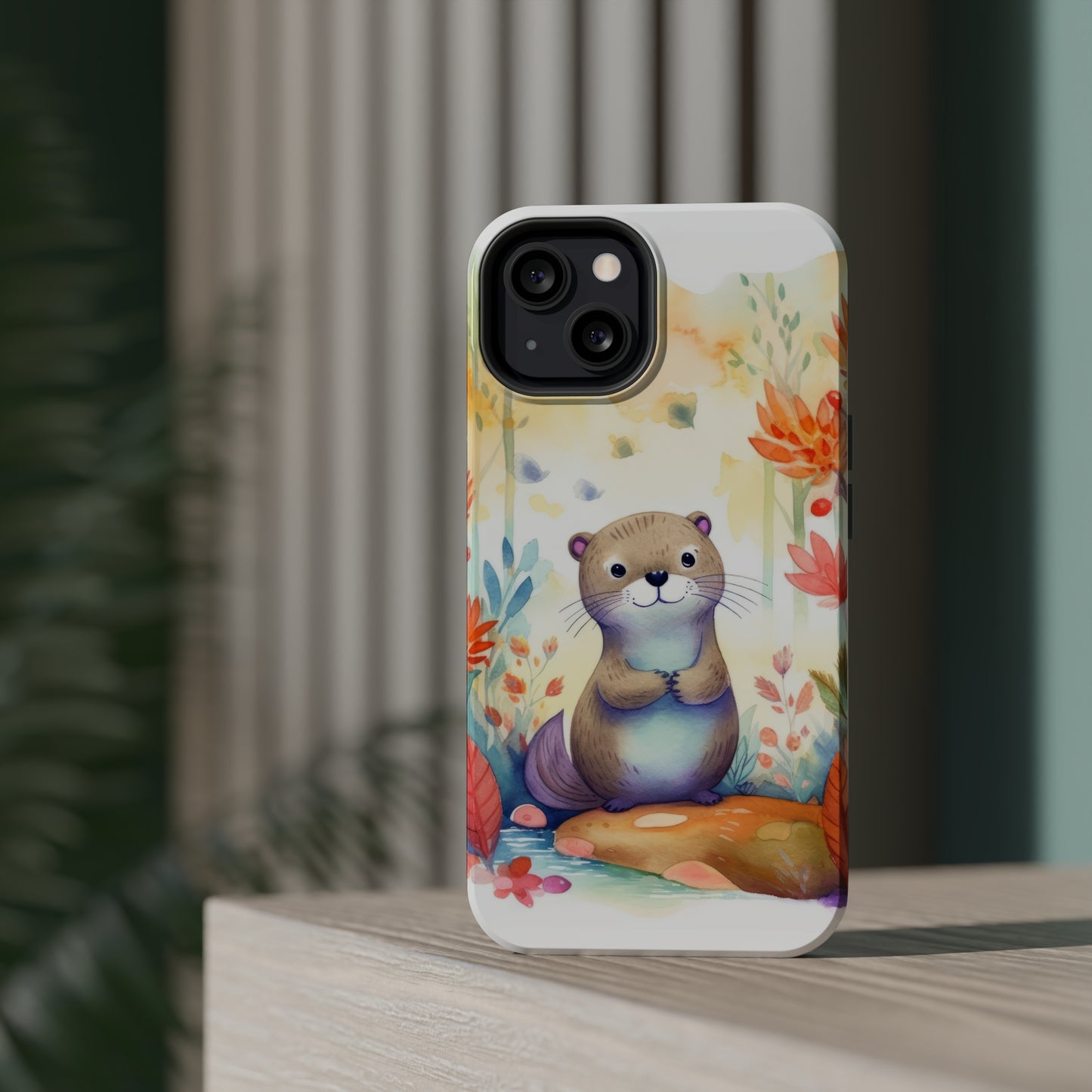 Cute Otter MagSafe Tough iPhone Case